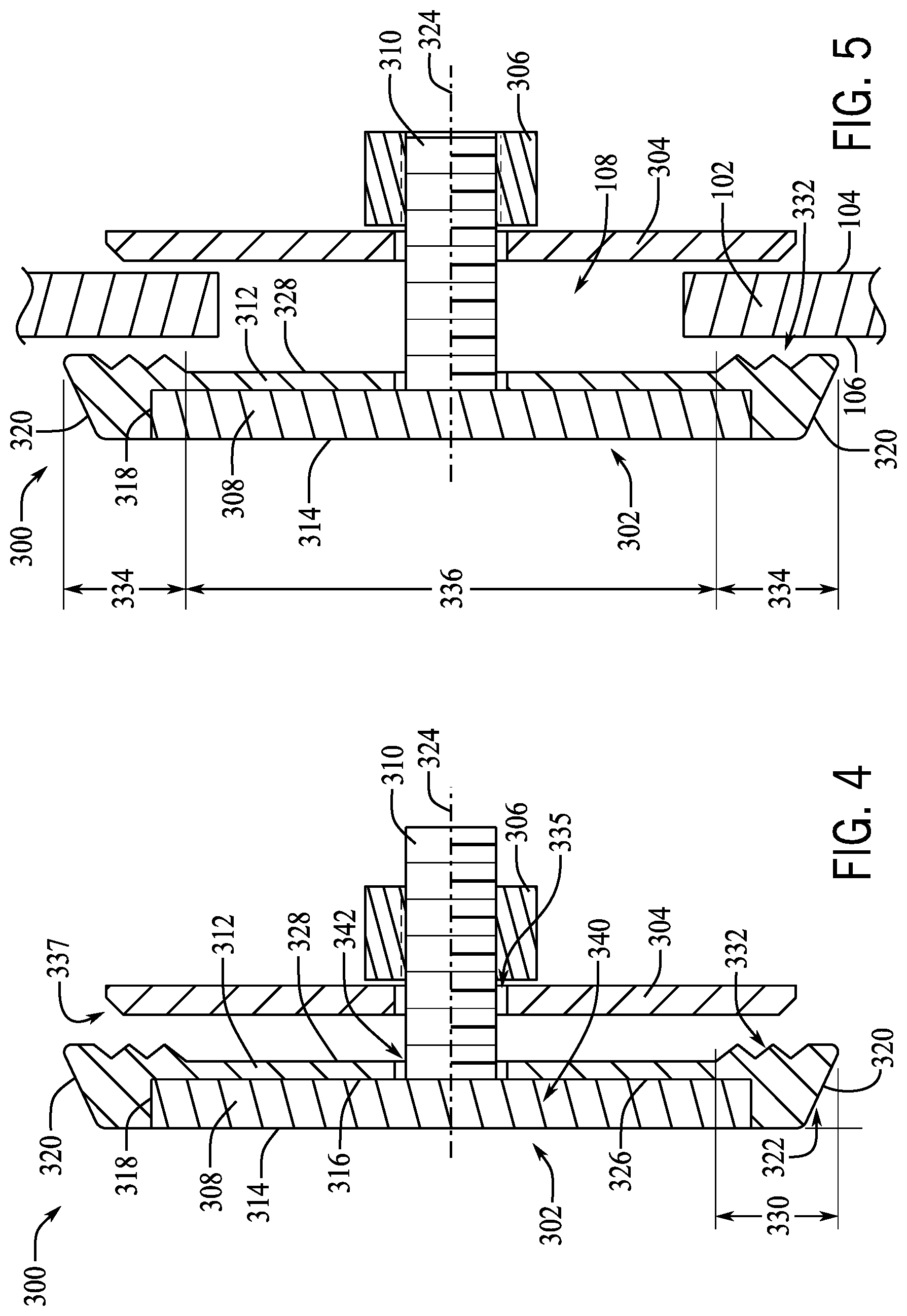 Patent US12313162 Figure 3 – Hygienic hole seal