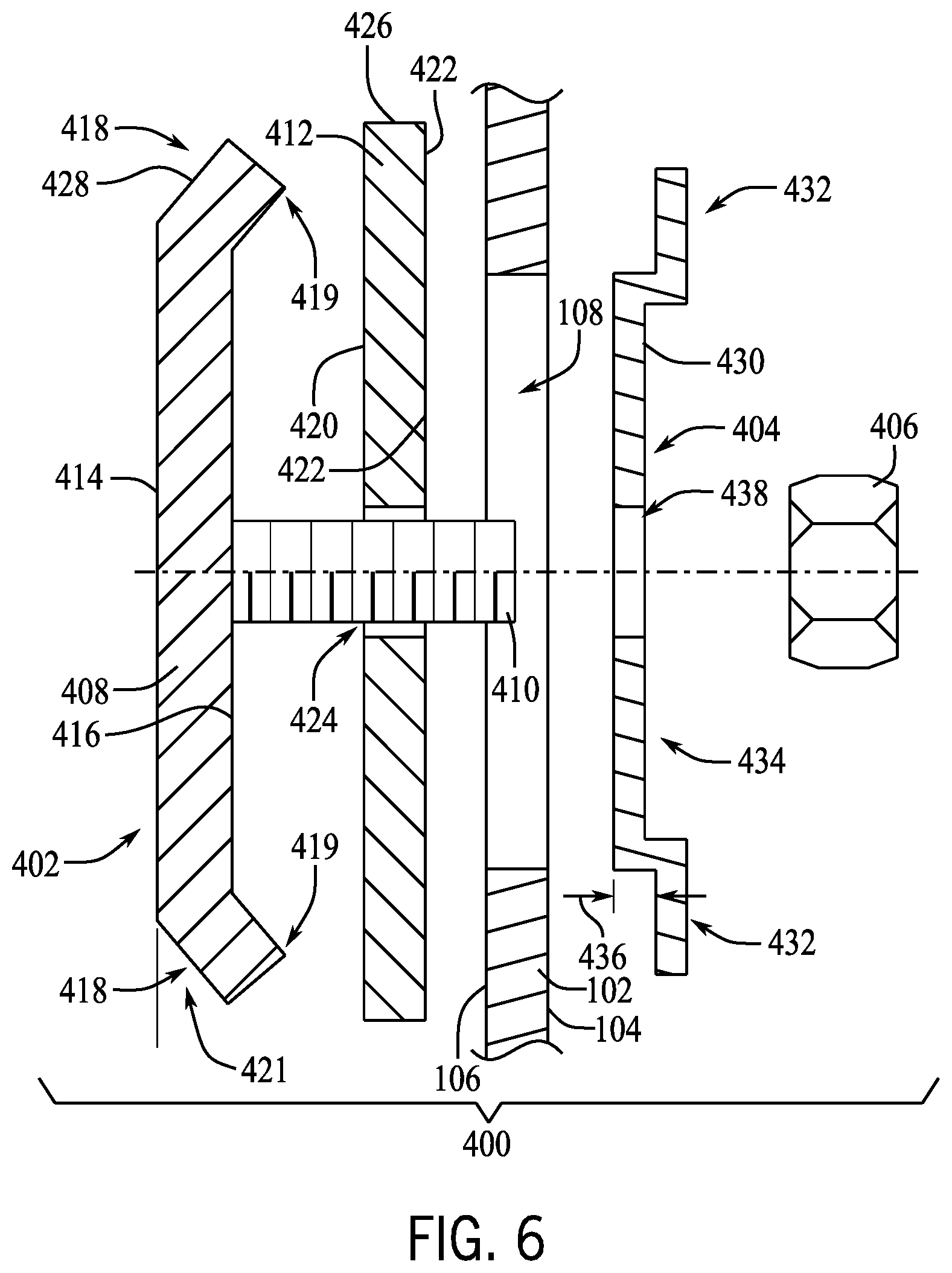 Patent US12313162 Figure 4 – Hygienic hole seal