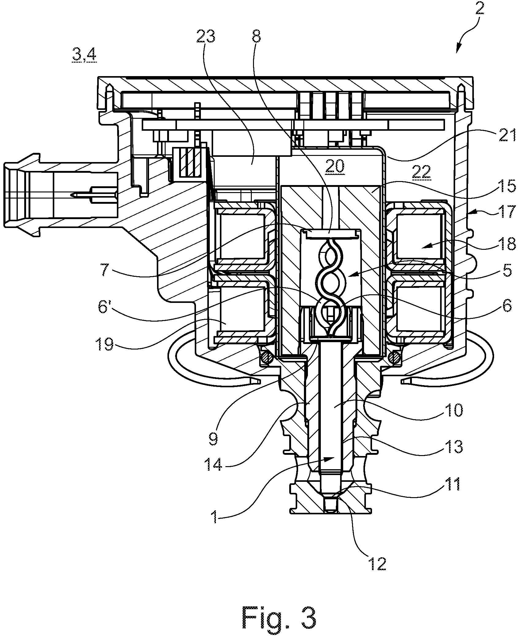 Patent US12313166 Figure 2 – Valve body for an expansion valve