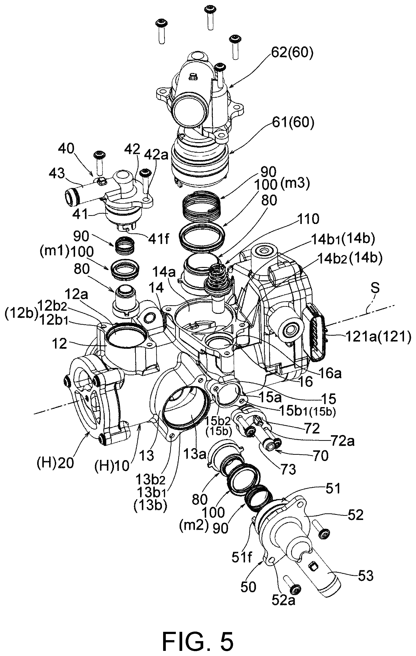 Patent US12313168 Figure 5 – Rotary valve device