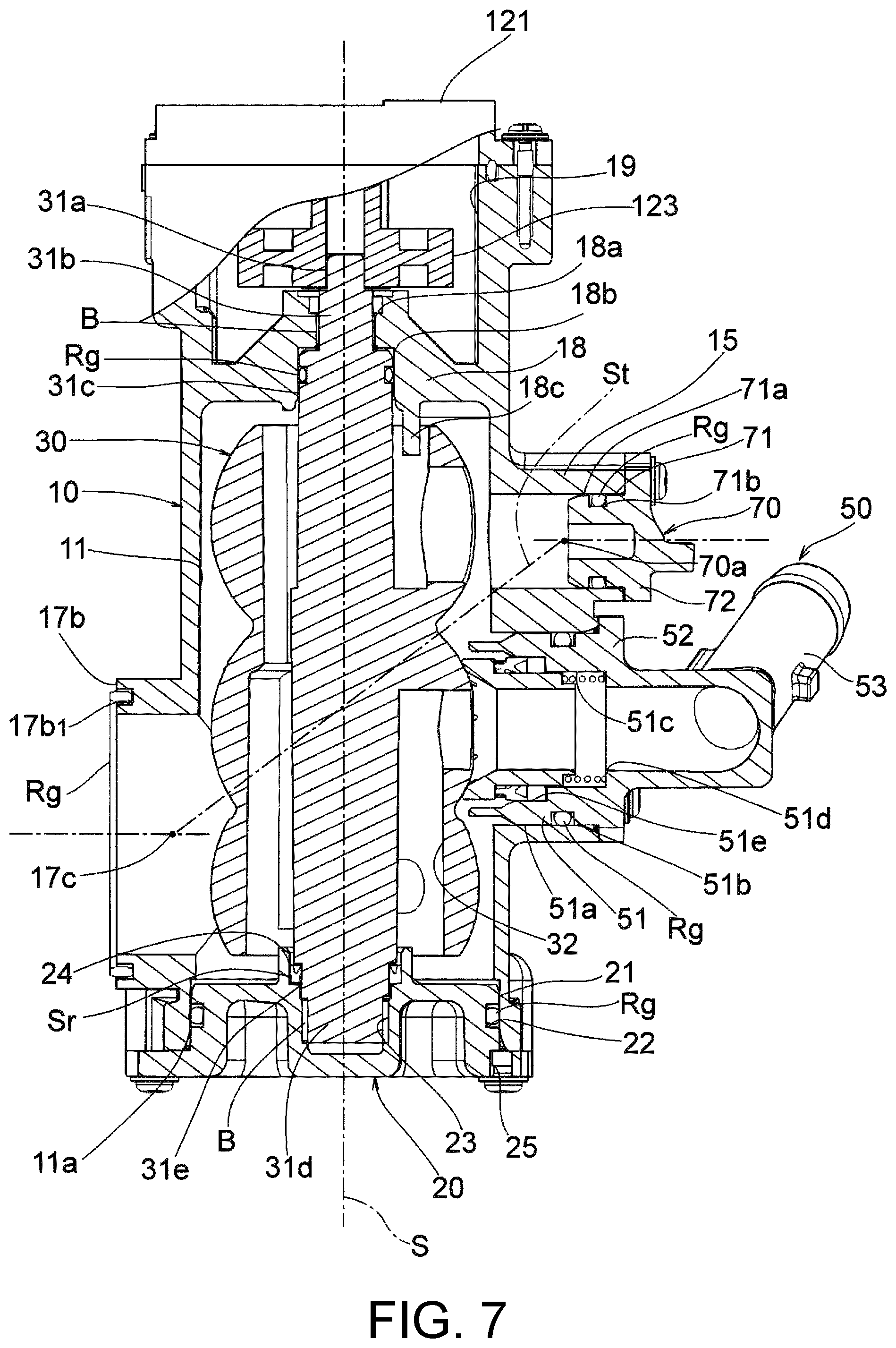 Patent US12313168 Figure 7 – Rotary valve device