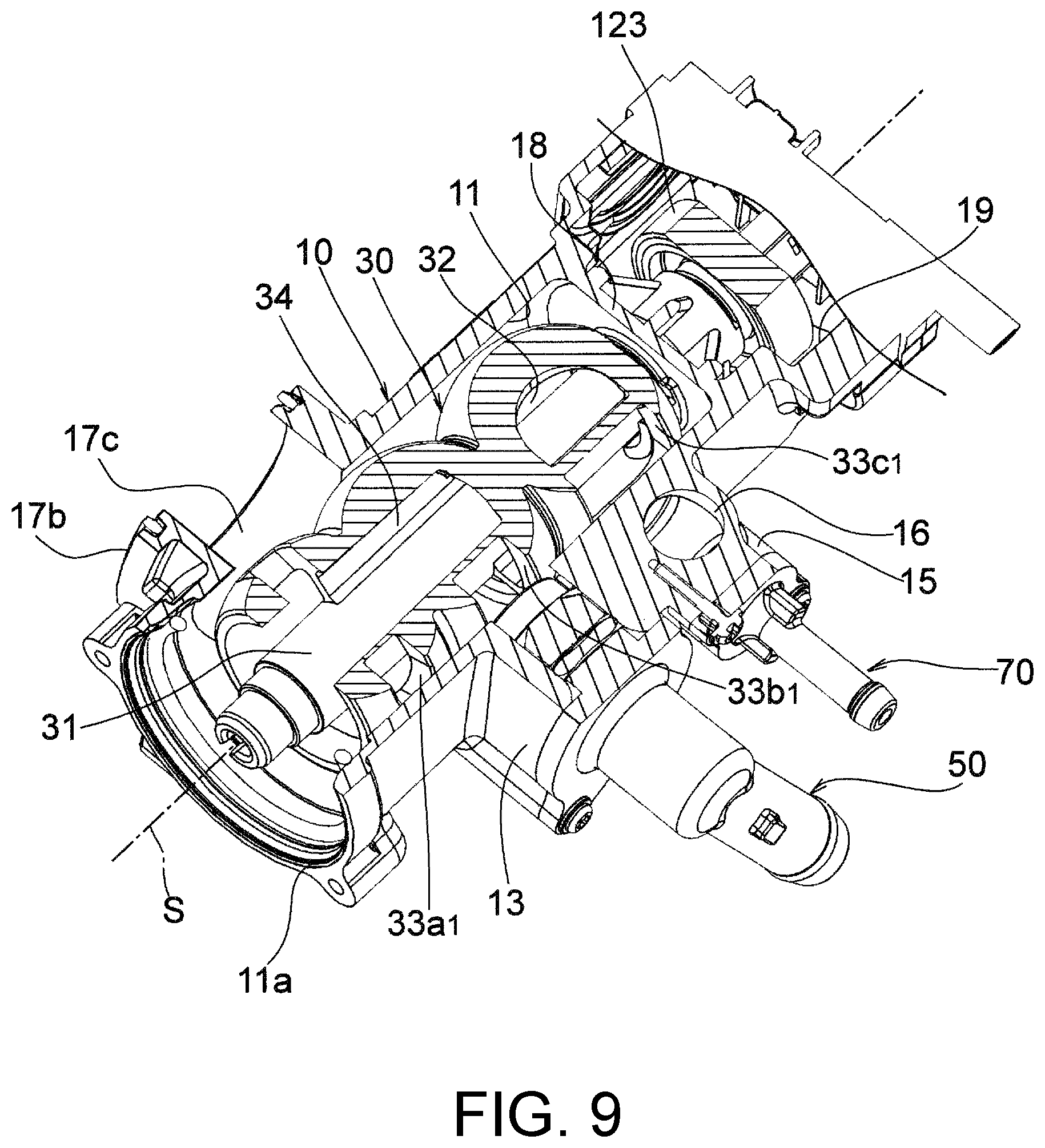 Patent US12313168 Figure 9 – Rotary valve device