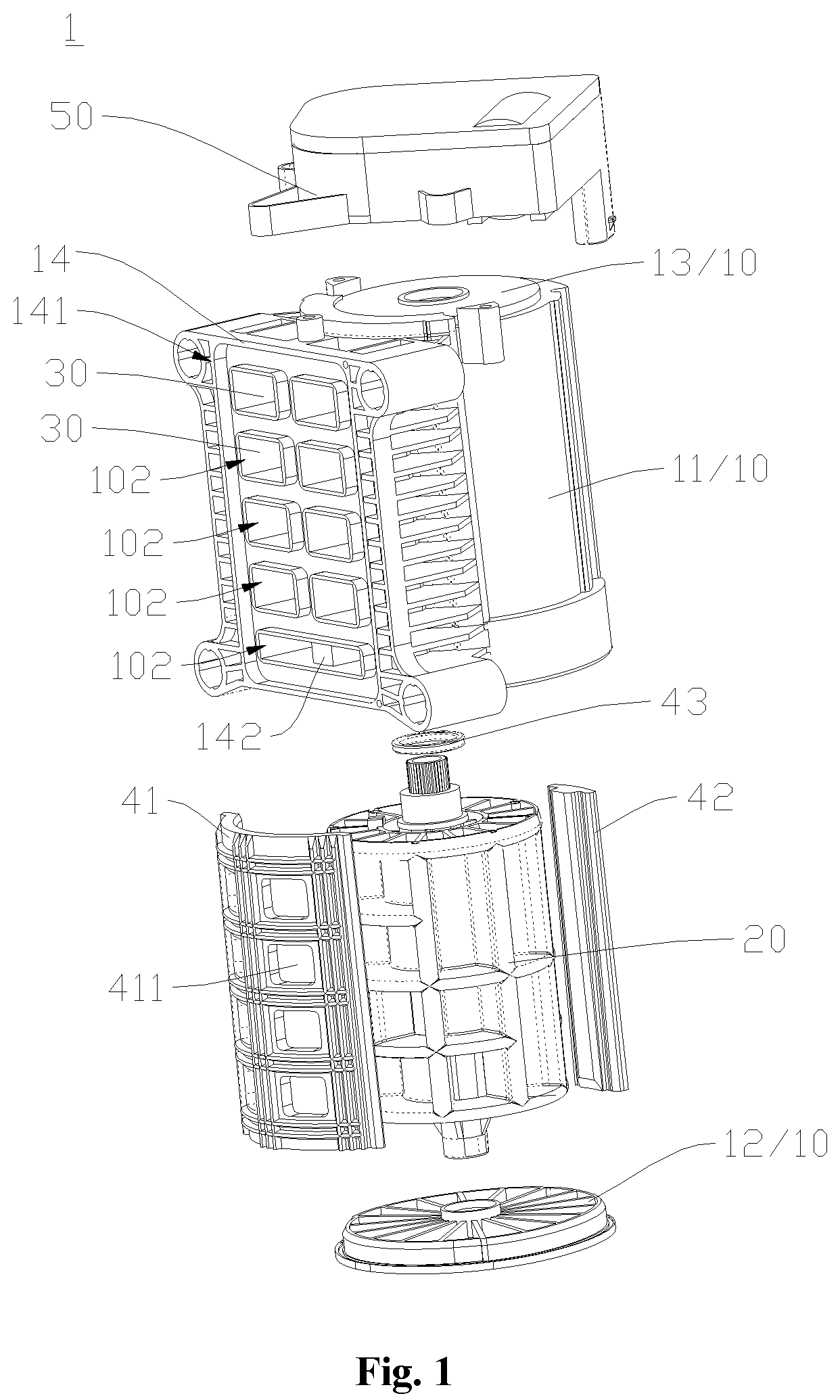 Patent US12313169 — Control valve and sealing component — Figure 1
