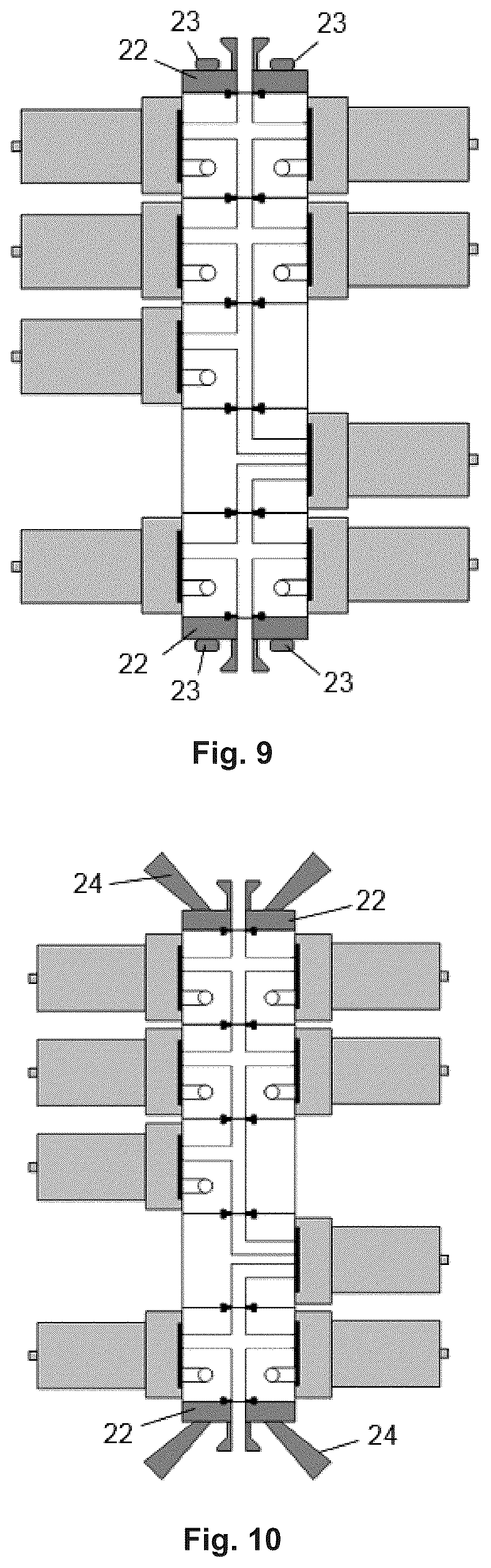 Patent US12313170 Figure 4 – Assembly of fluid modules