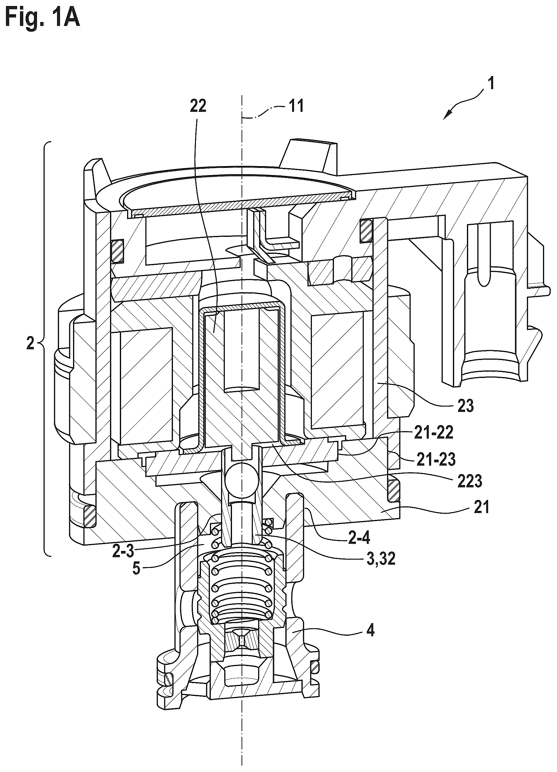 Patent US12313172 — Pilot stage with ball-conical seat — Figure 1