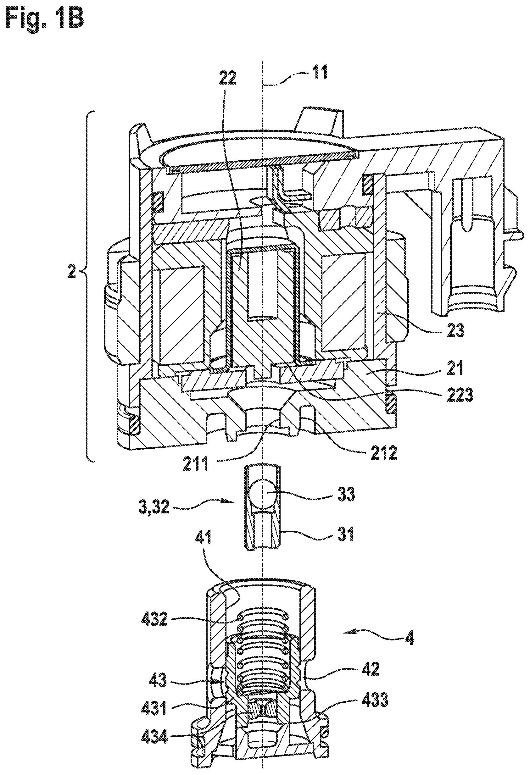 Patent US12313172 Figure 2 – Pilot stage with ball-conical seat