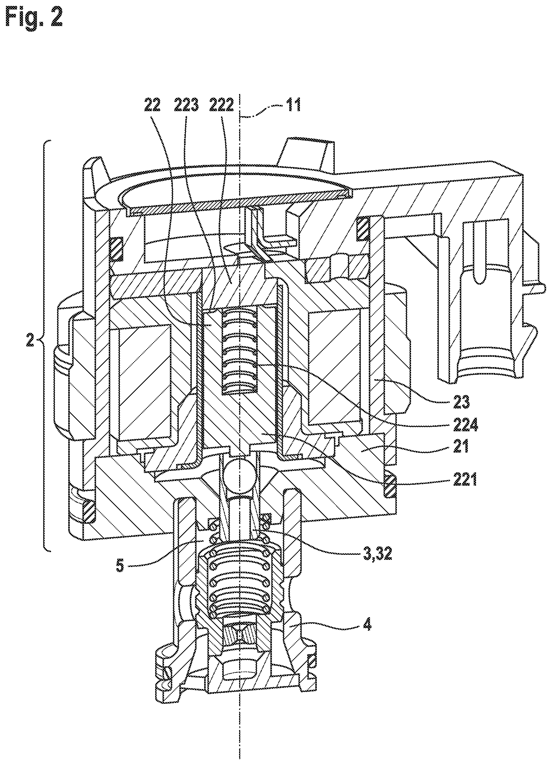 Patent US12313172 Figure 4 – Pilot stage with ball-conical seat