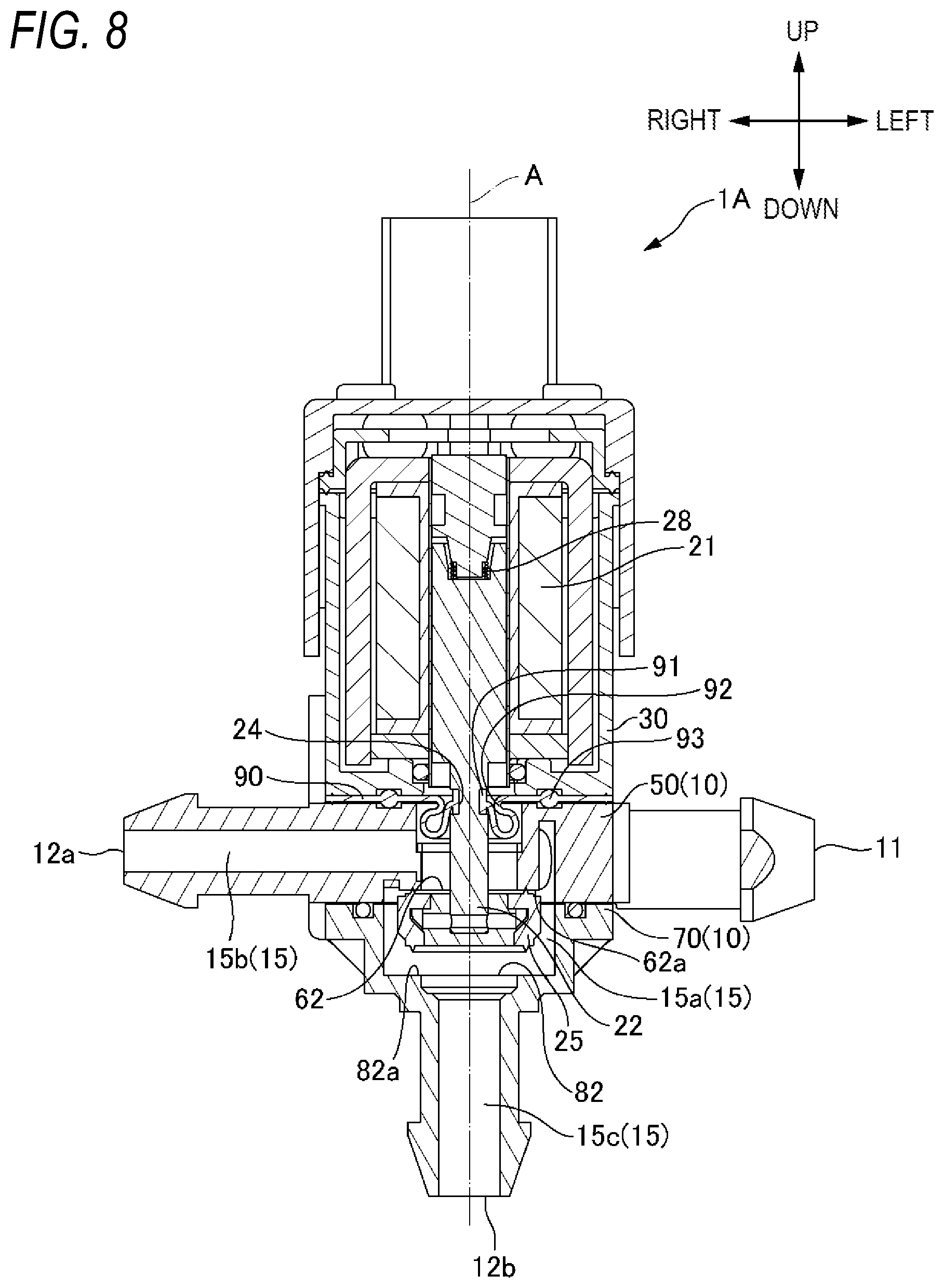 Patent US12313177 Figure 8 – Electromagnetic valve