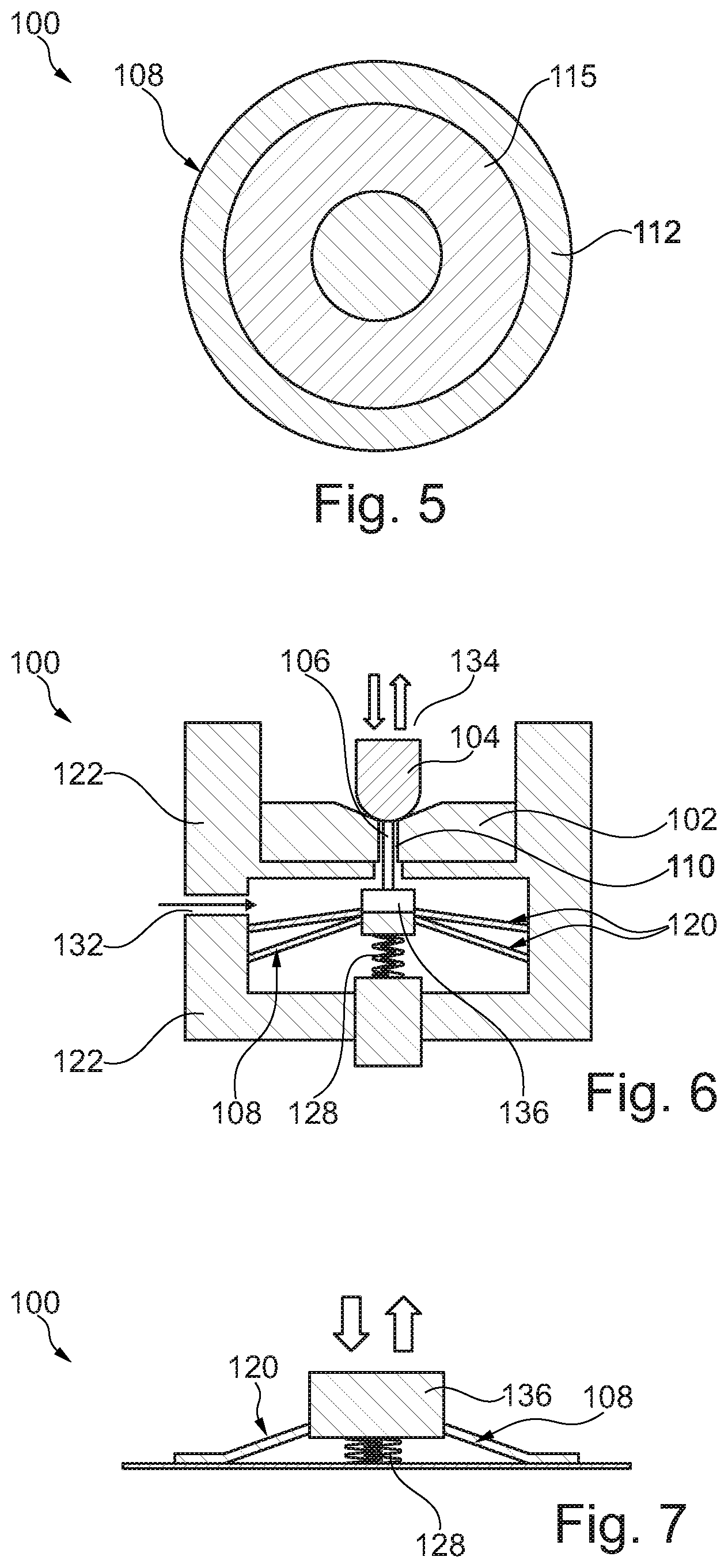 Patent US12313178 Figure 3 – Fluidic valve supporting additional movement in addition to opening and closing movement