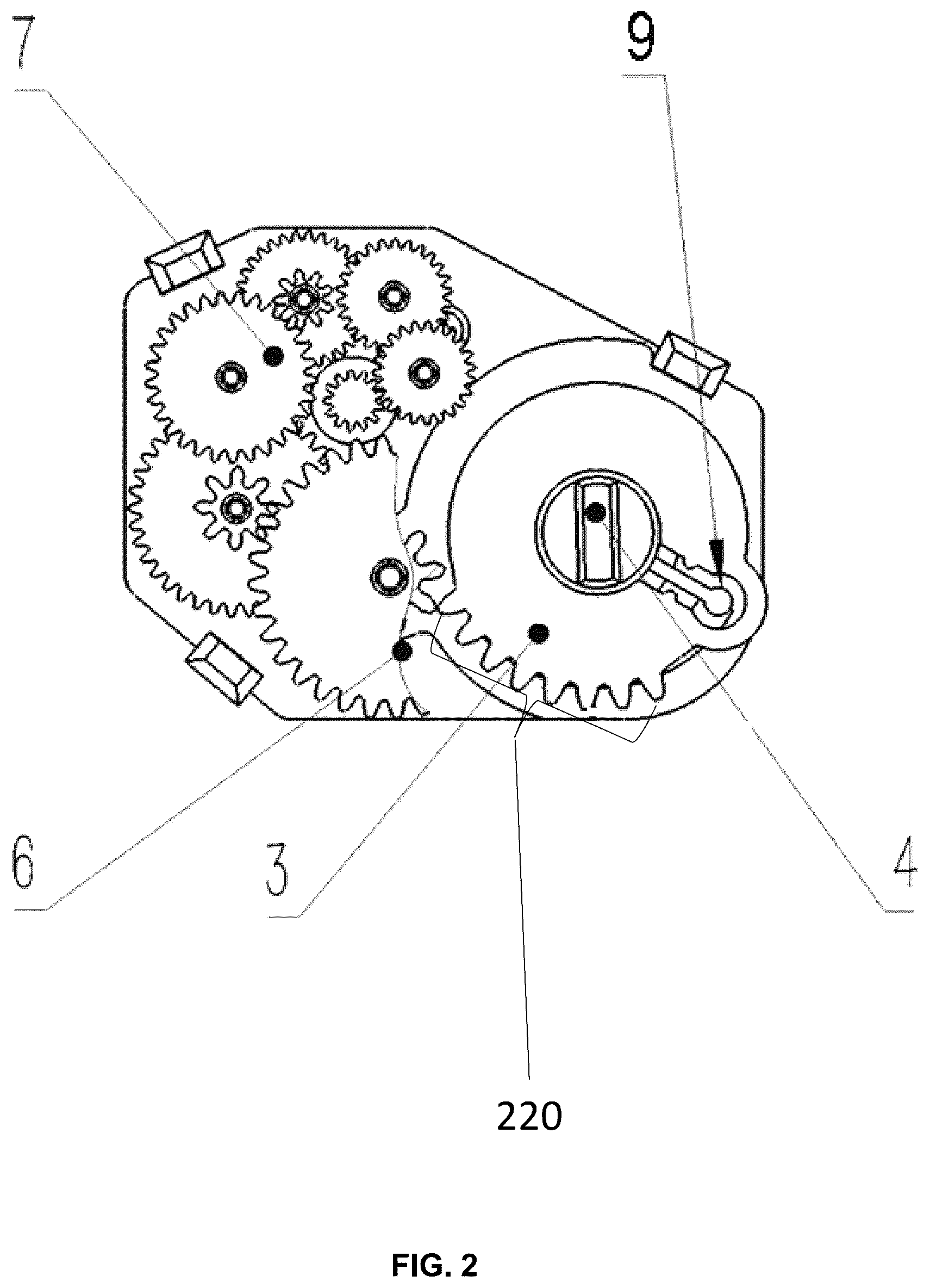 Patent US12313179 Figure 2 – Valve core transmission members, valve controllers, and valve control methods thereof