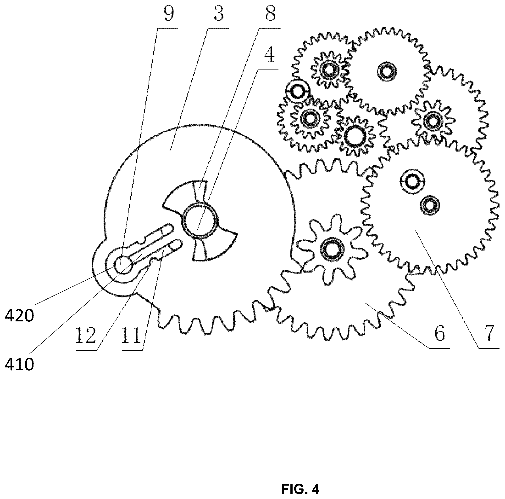 Patent US12313179 Figure 4 – Valve core transmission members, valve controllers, and valve control methods thereof