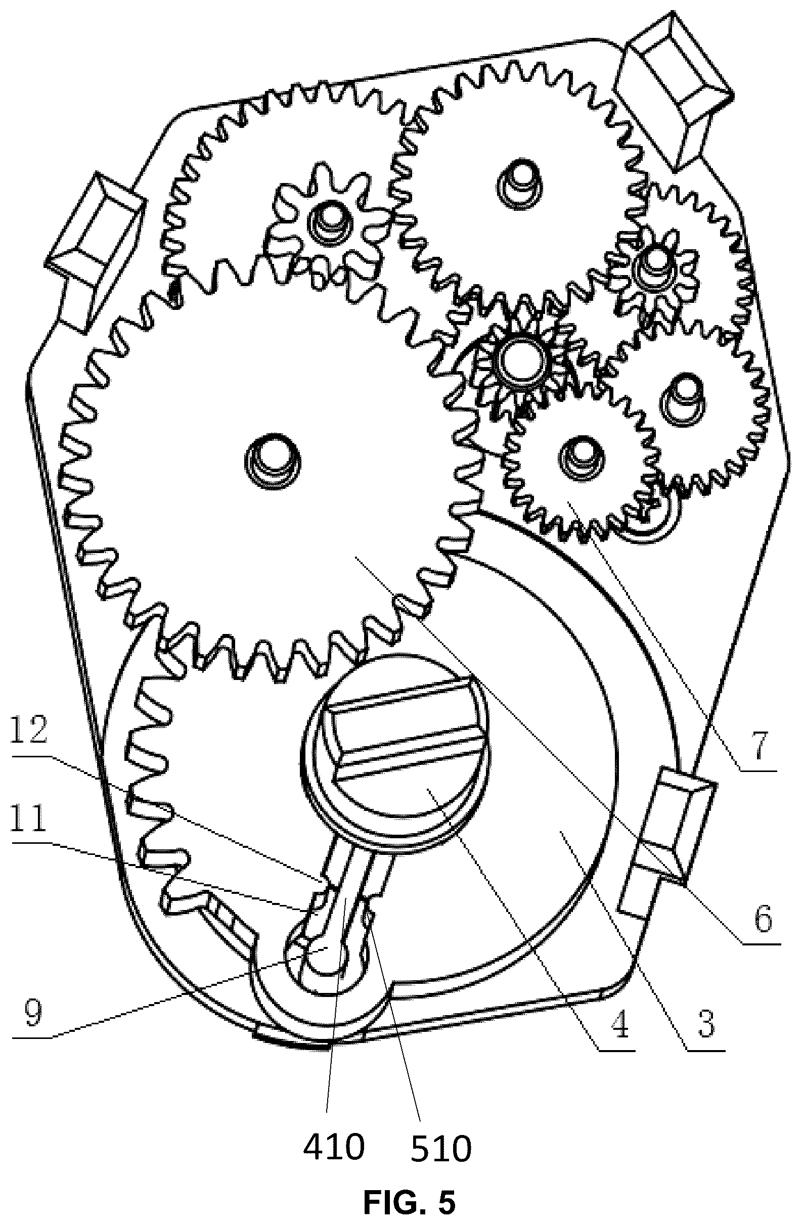 Patent US12313179 Figure 5 – Valve core transmission members, valve controllers, and valve control methods thereof