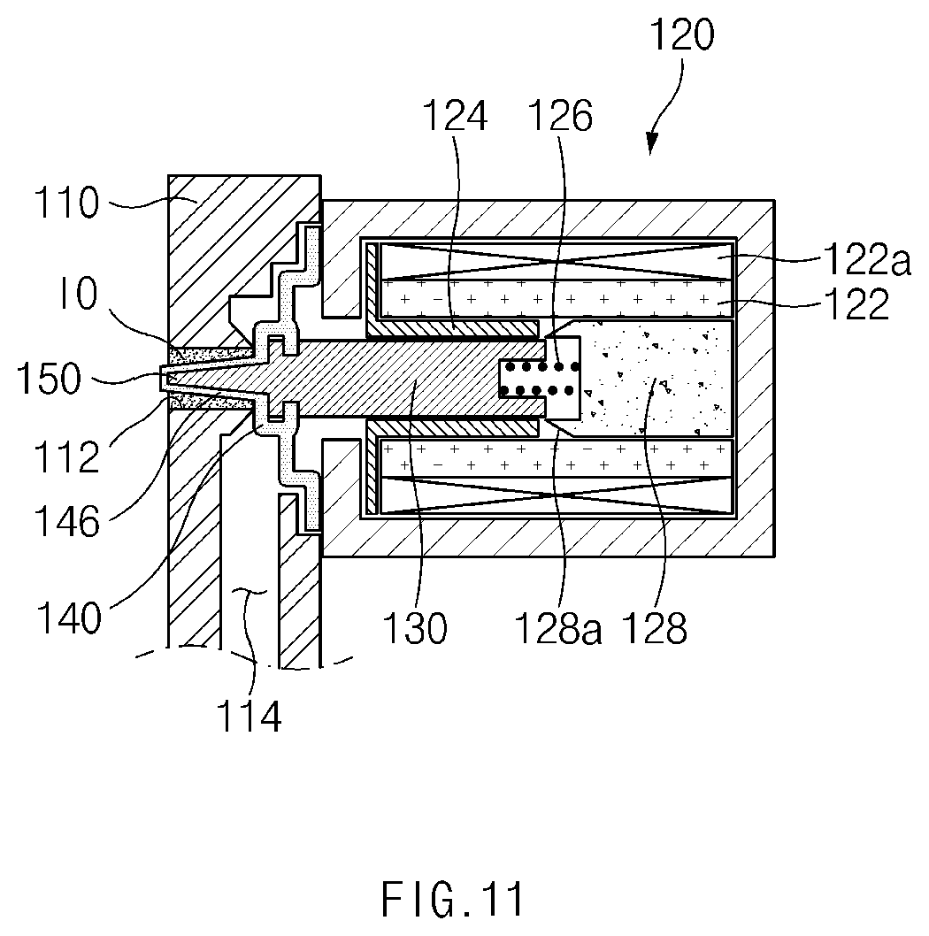 Patent US12313181 Figure 11 – Valve device having anti-freeze function