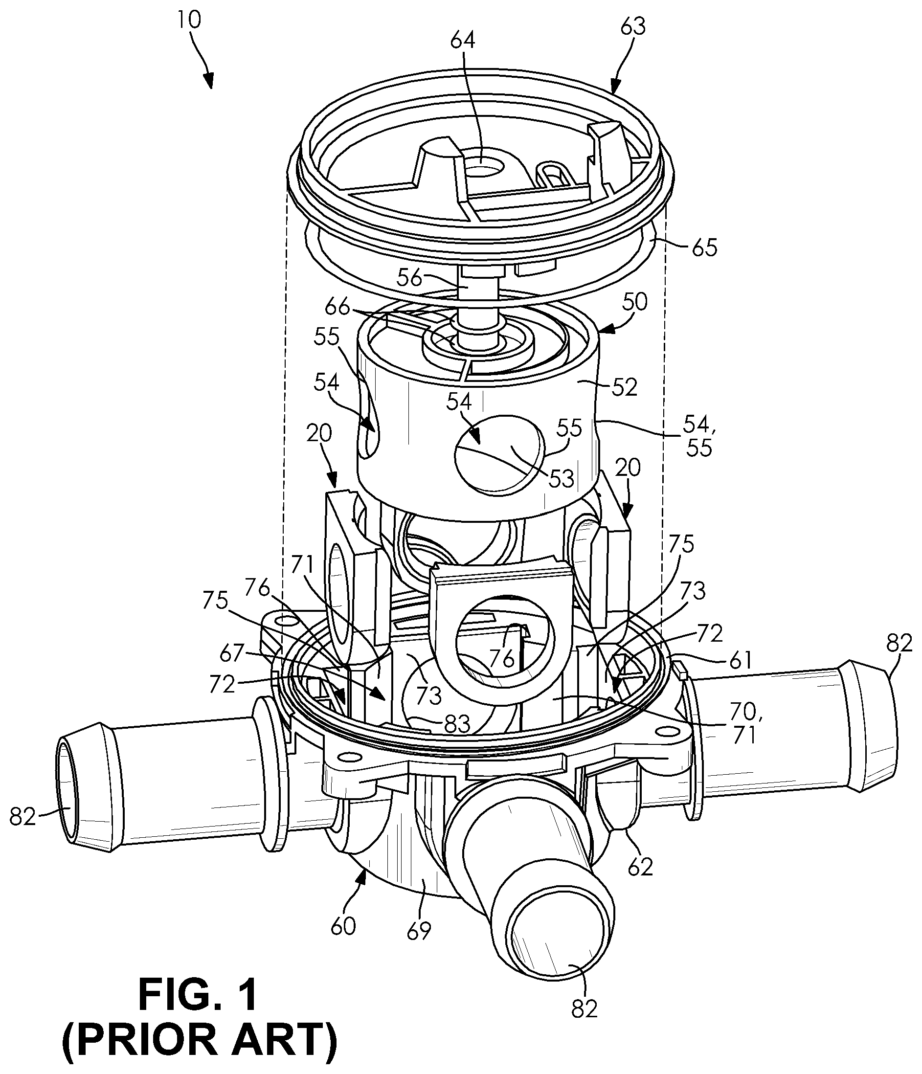 Patent US12313187 — Reinforced rotary valve seal assembly — Figure 1
