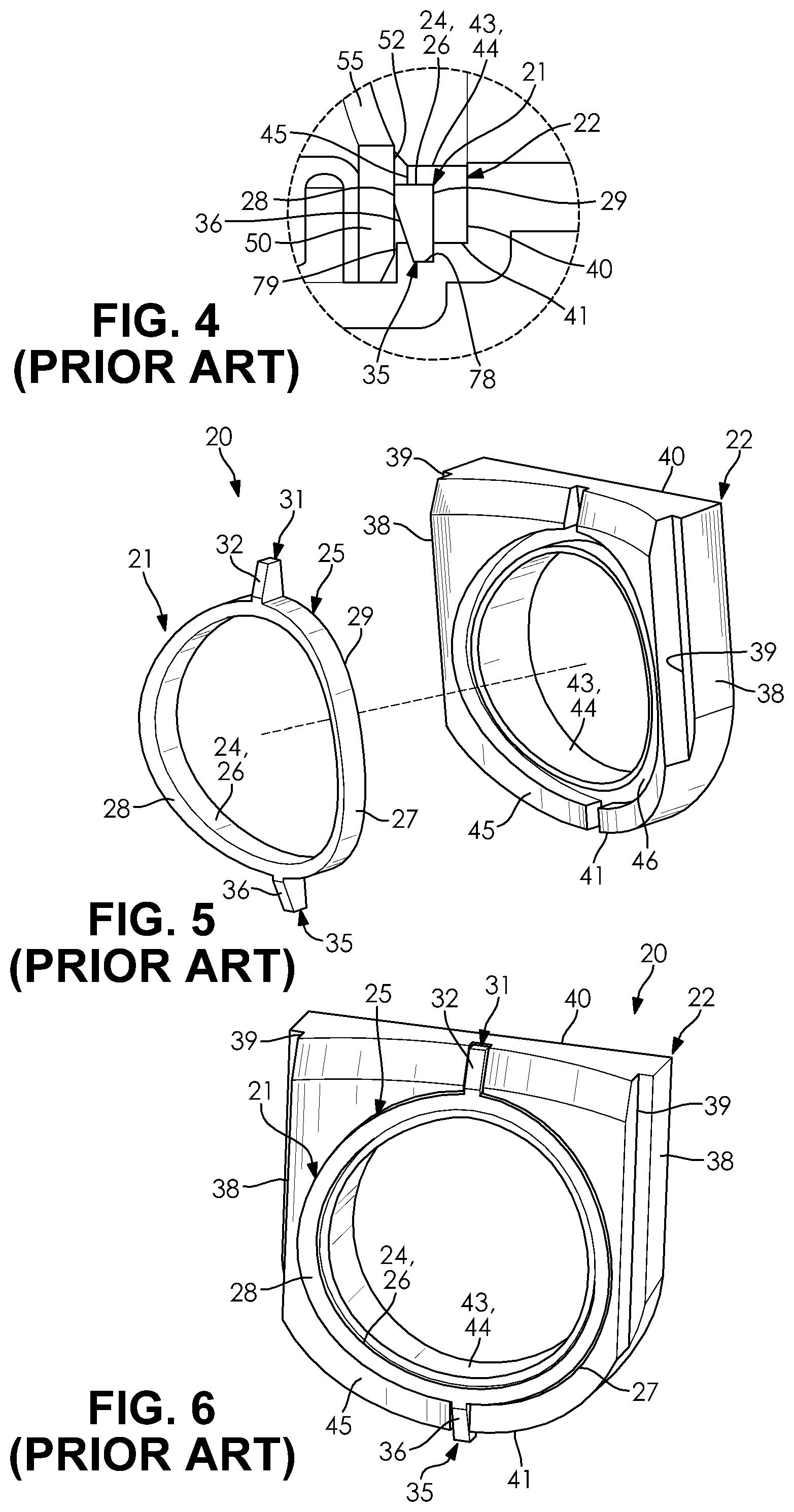 Patent US12313187 Figure 3 – Reinforced rotary valve seal assembly
