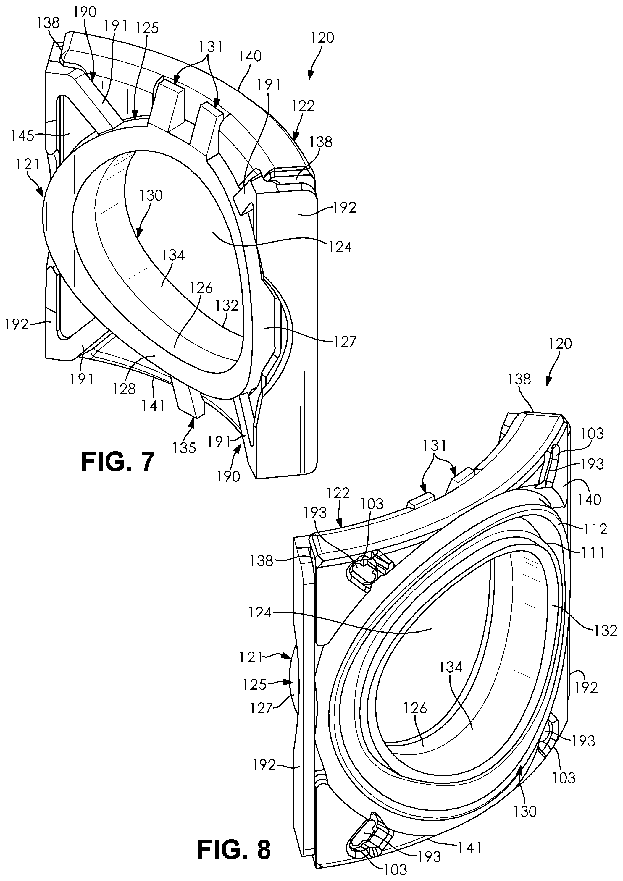 Patent US12313187 Figure 4 – Reinforced rotary valve seal assembly