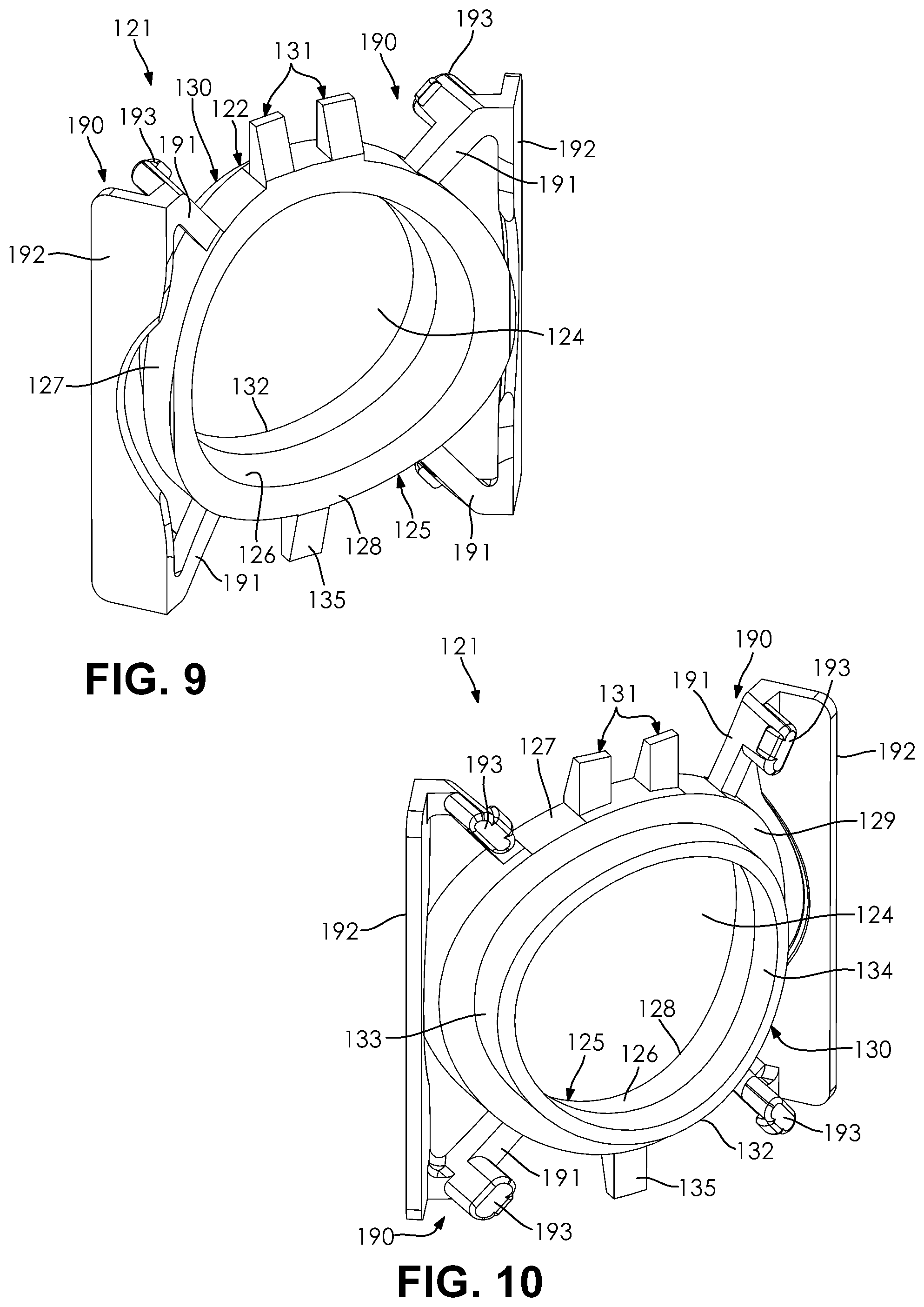 Patent US12313187 Figure 5 – Reinforced rotary valve seal assembly