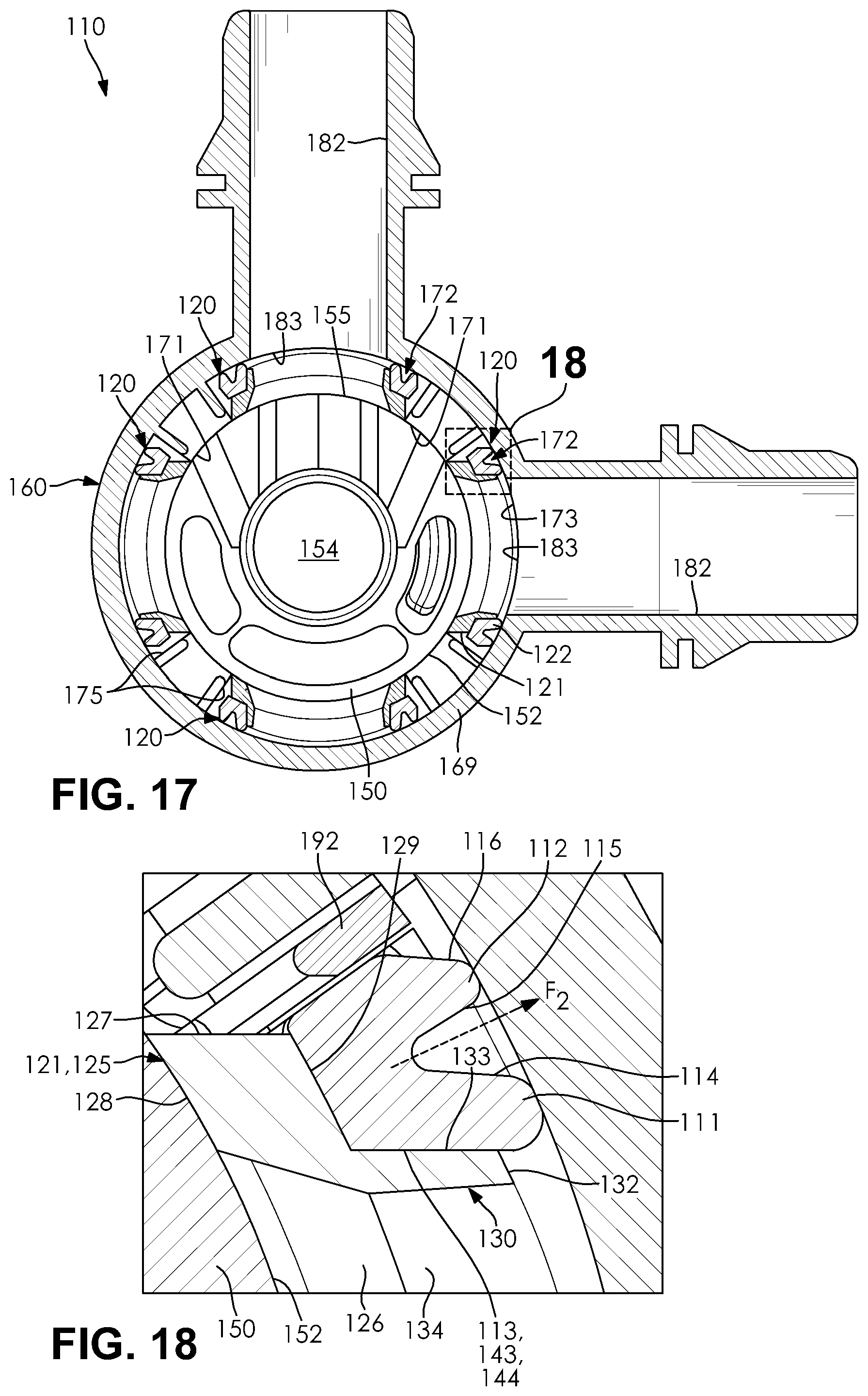 Patent US12313187 Figure 9 – Reinforced rotary valve seal assembly