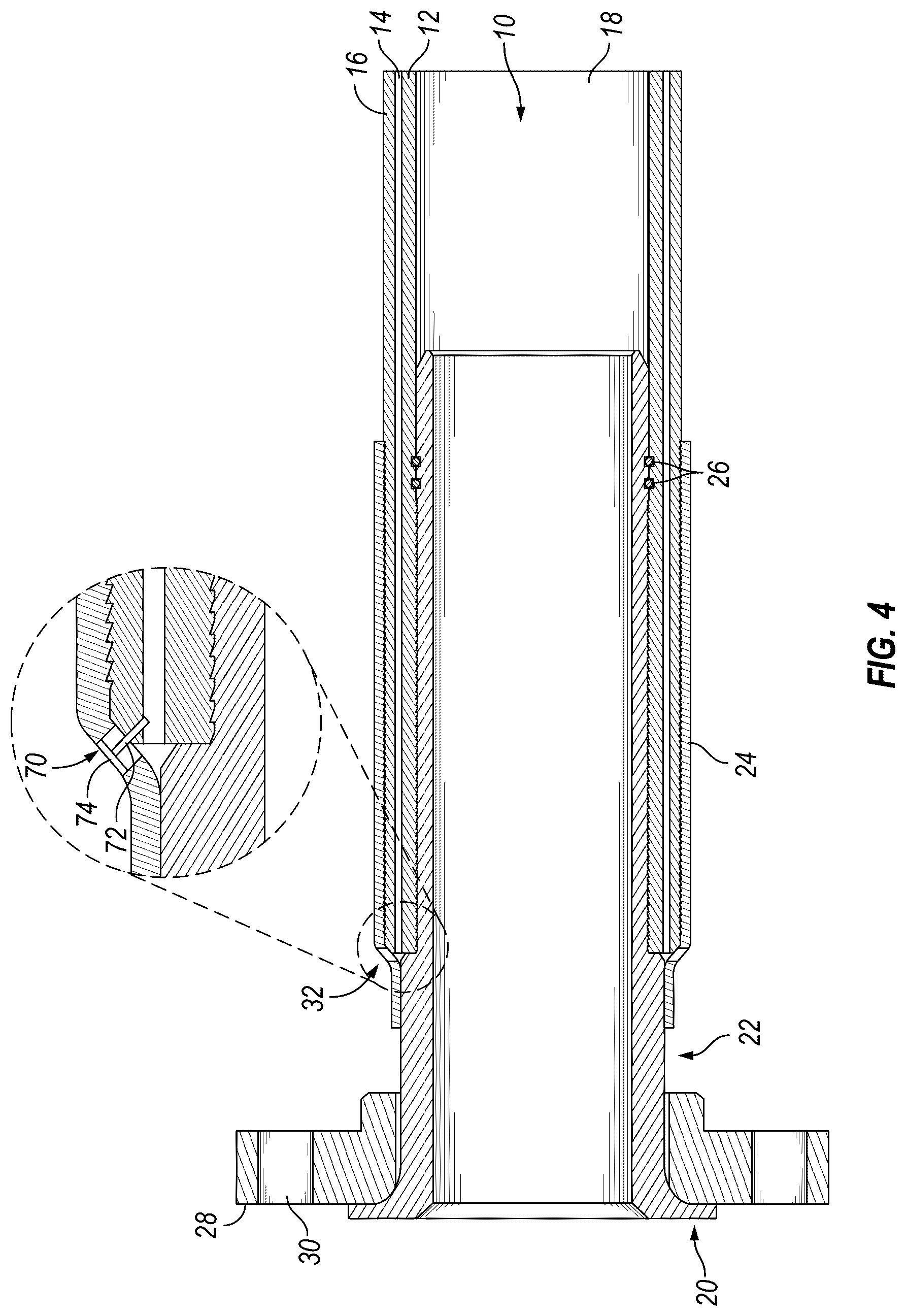 Patent US12313190 Figure 3 – Pressure equalization in composite pipes