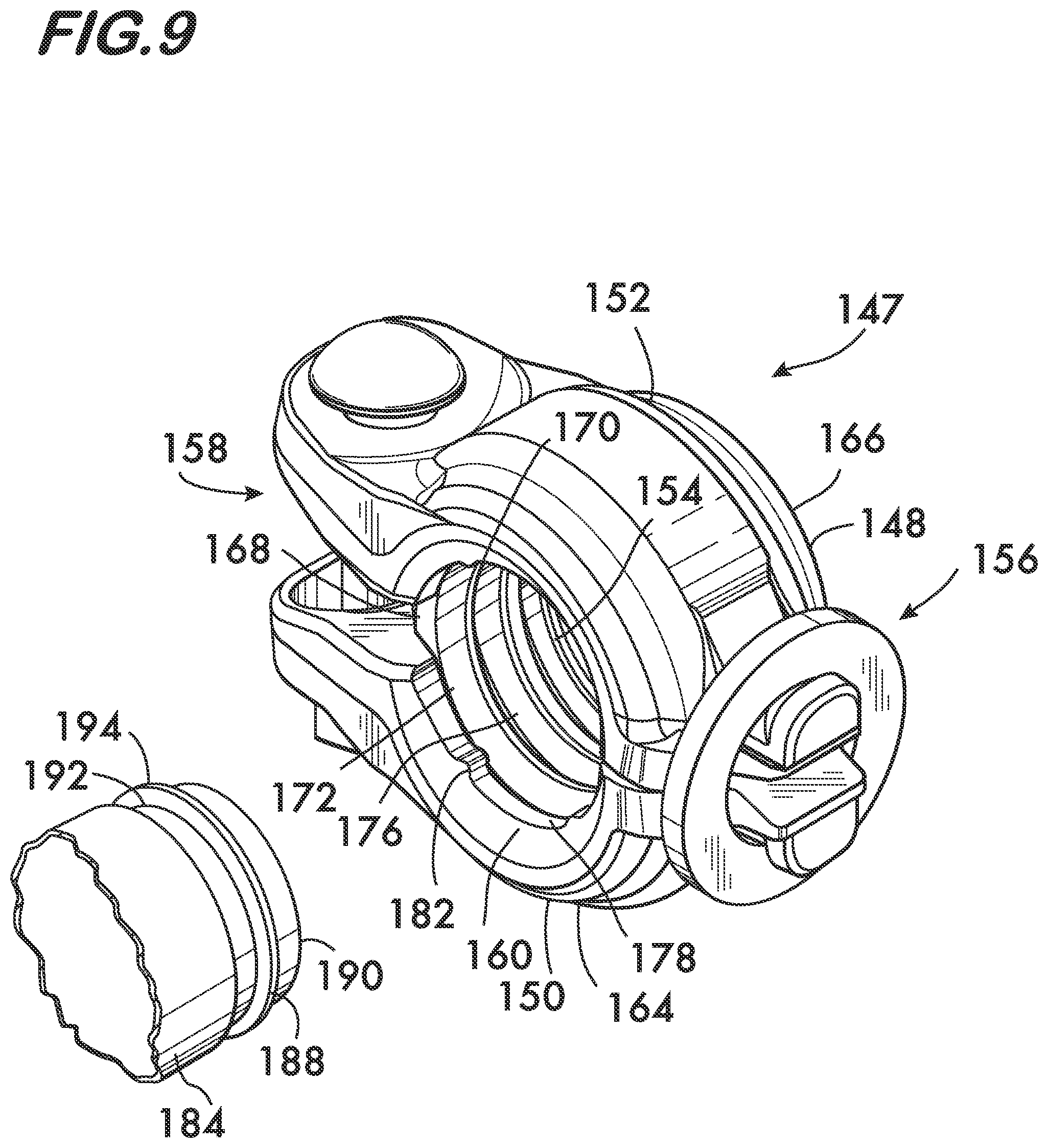 Patent US12313192 Figure 8 – Sprung coupling