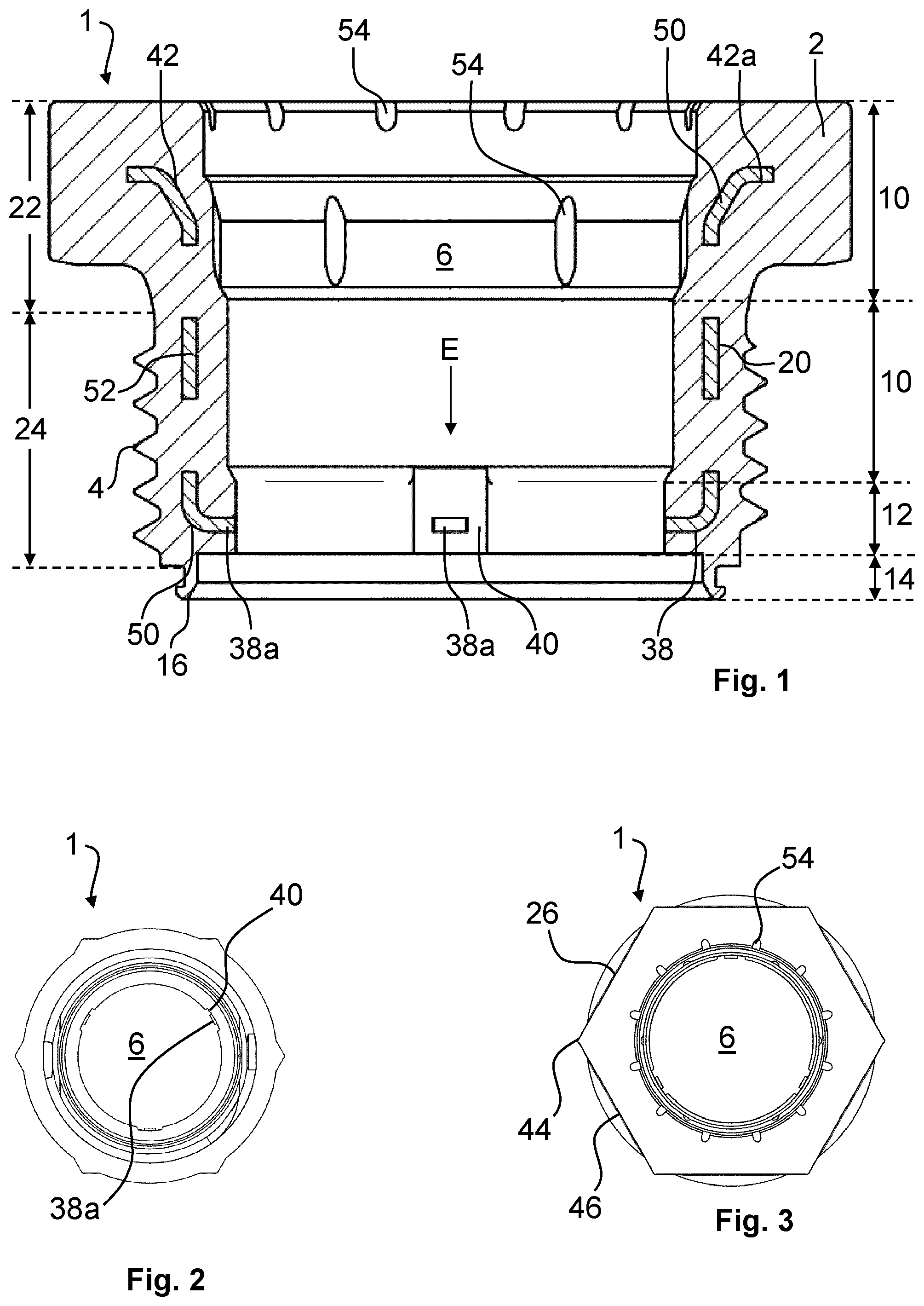 Patent US12313193 Figure 1 – Screw part having annular cross-section