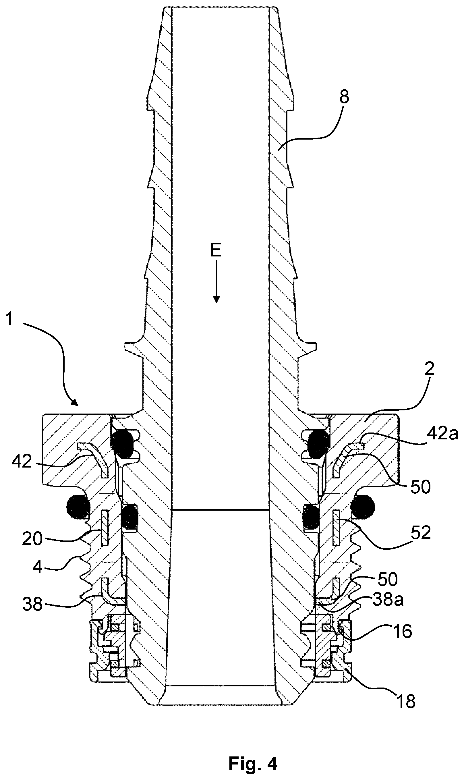 Patent US12313193 Figure 2 – Screw part having annular cross-section