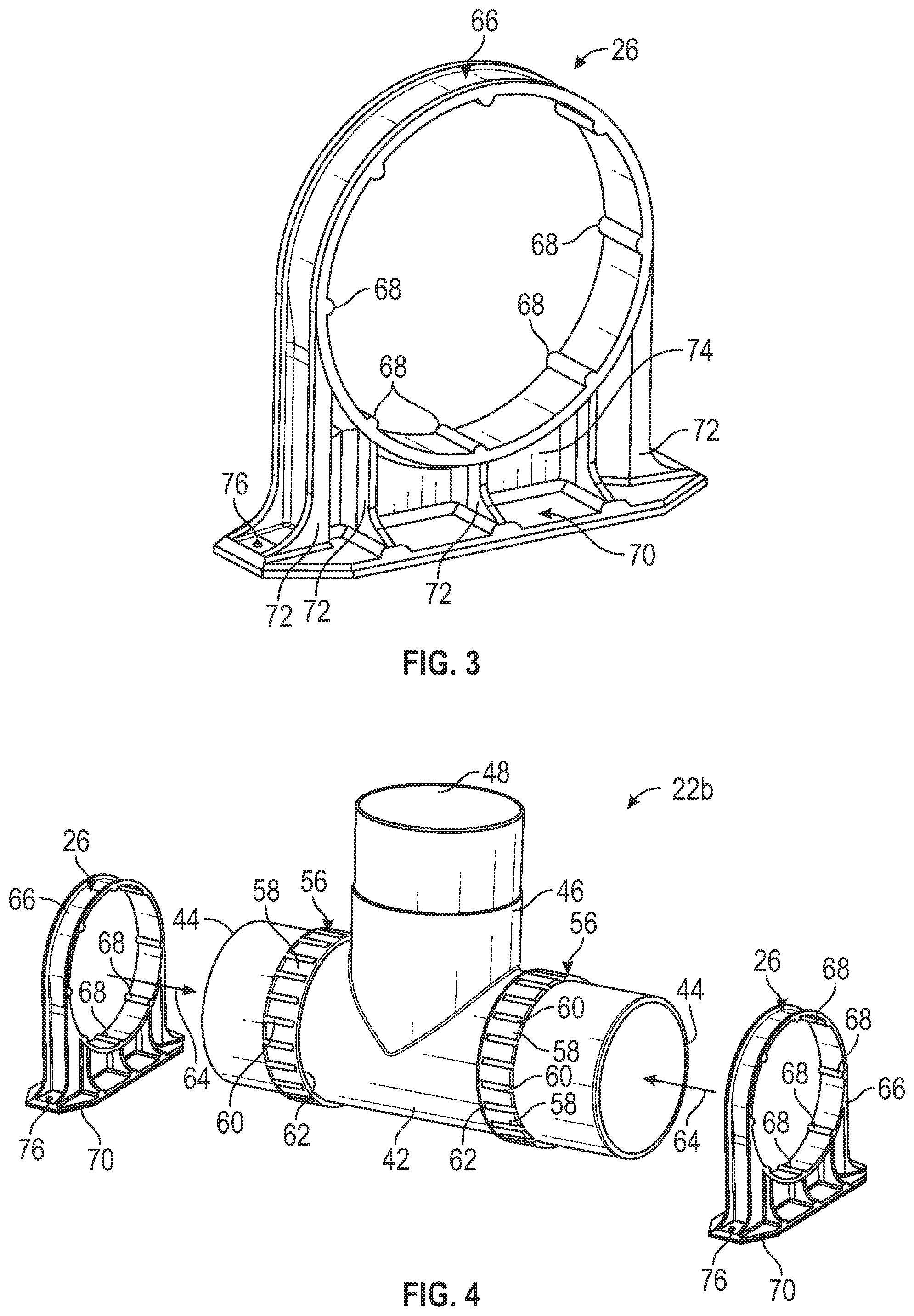 Patent US12313194 Figure 2 – Mountable dust hose connector system