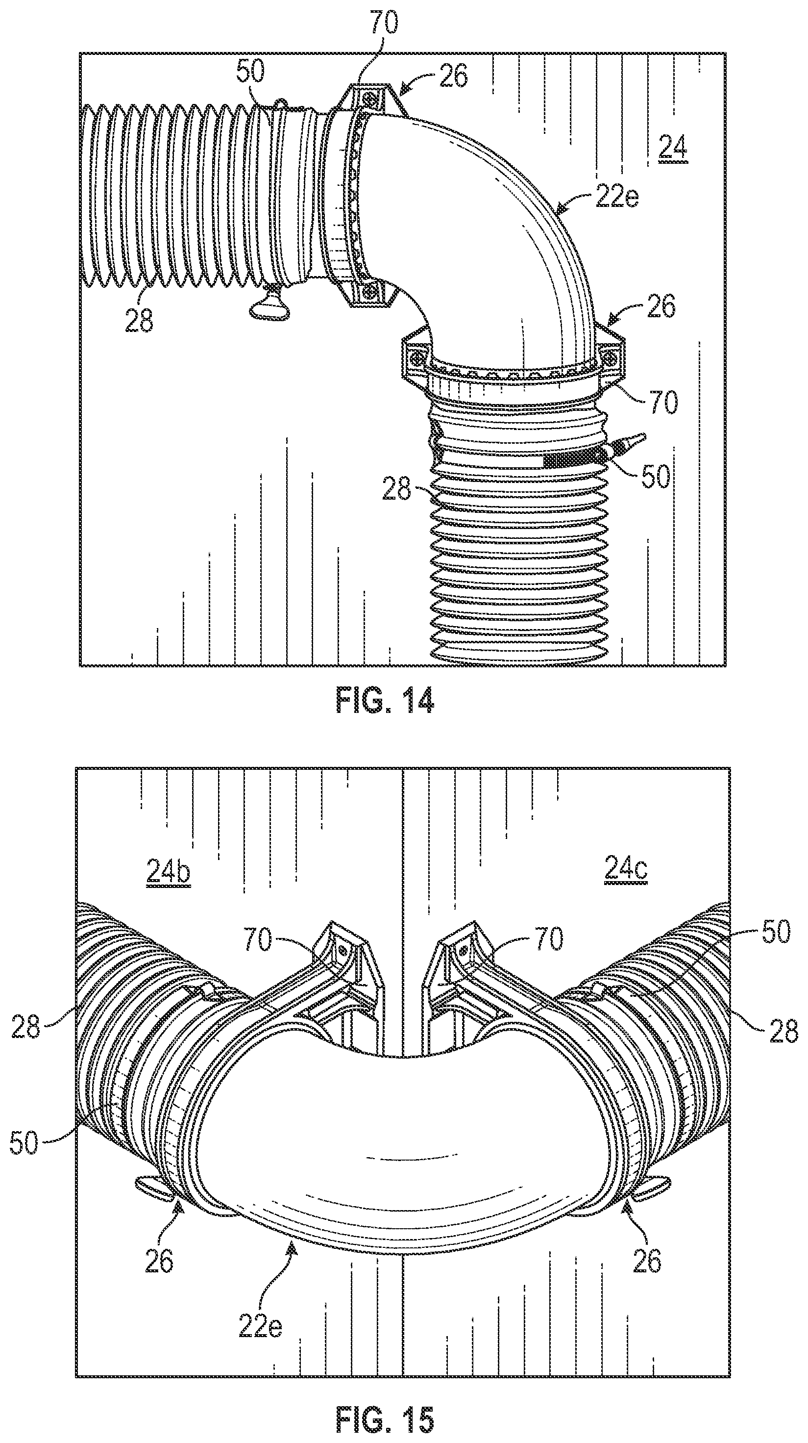 Patent US12313194 Figure 8 – Mountable dust hose connector system