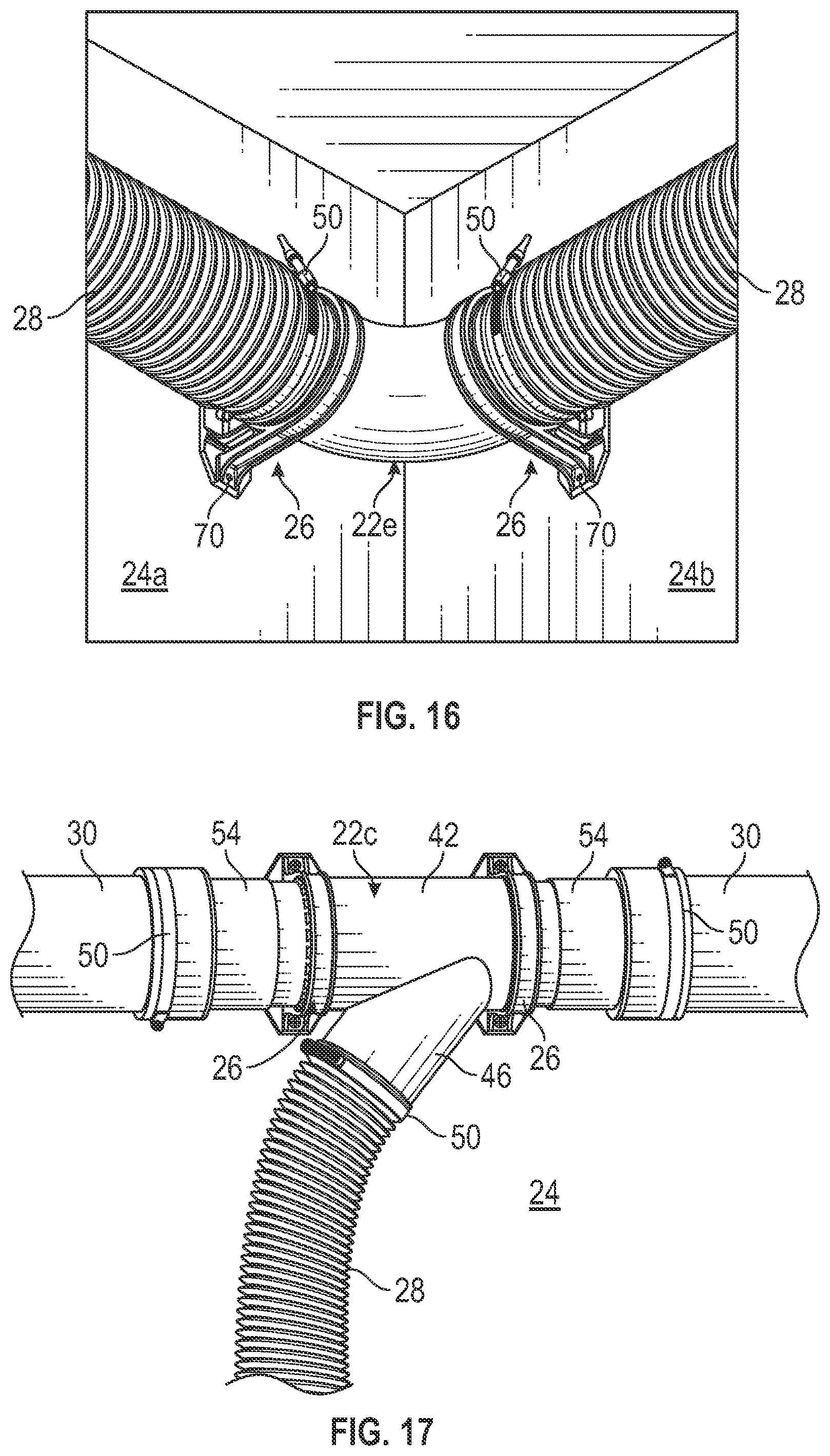Patent US12313194 Figure 9 – Mountable dust hose connector system