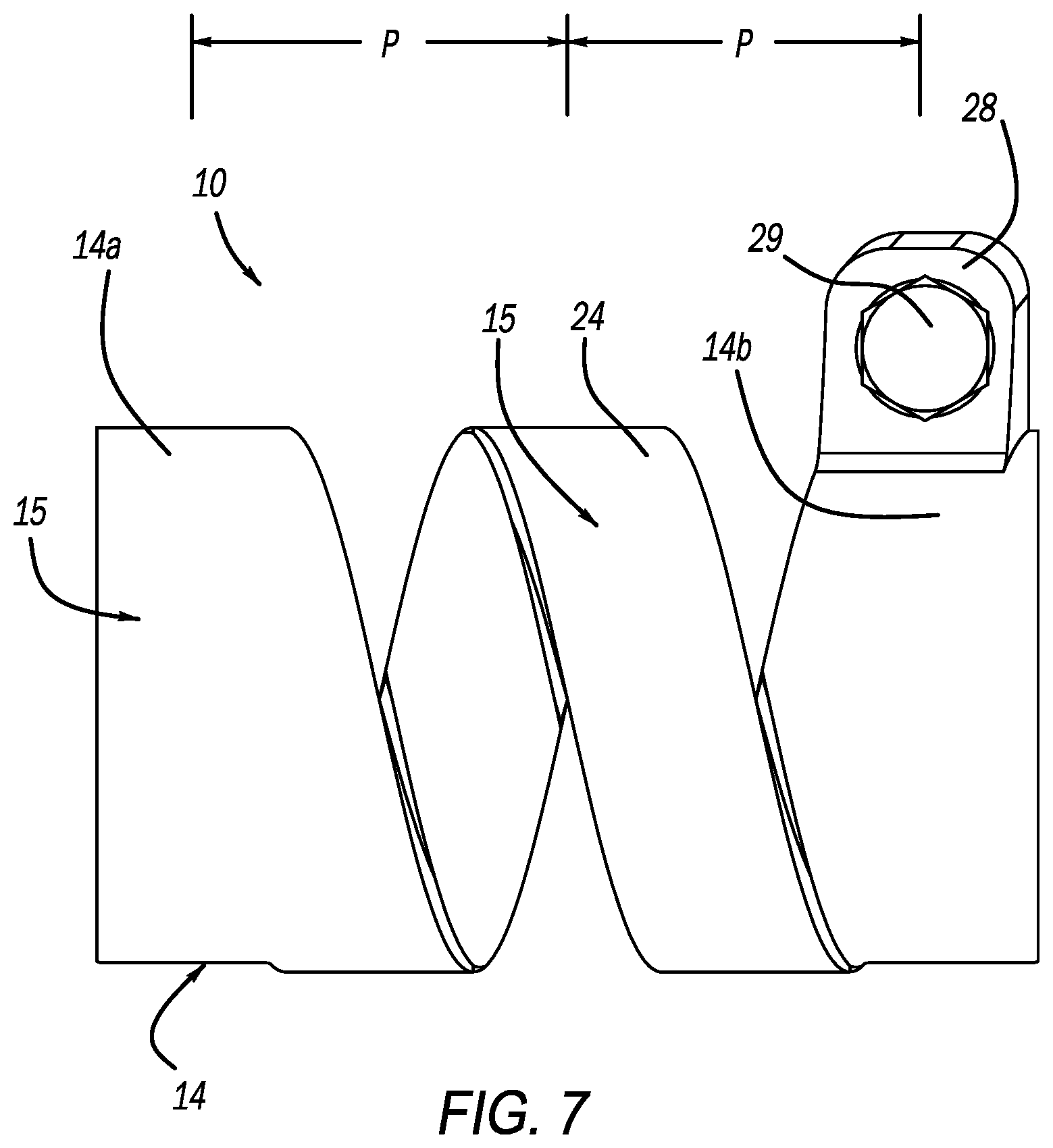 Patent US12313196 Figure 7 – Clamp for a pipe
