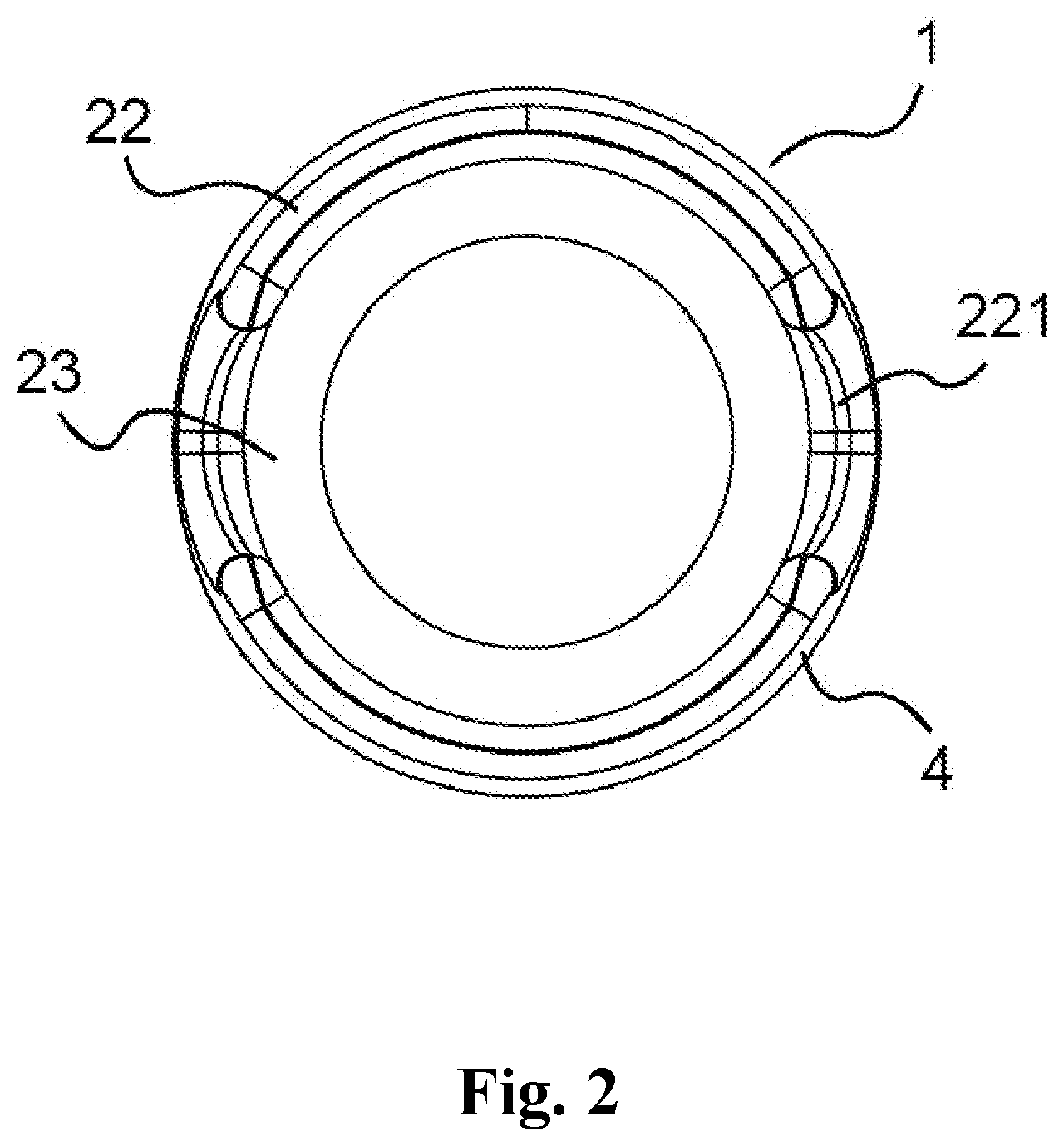 Patent US12313197 Figure 2 – Hose connector with an adjustment structure