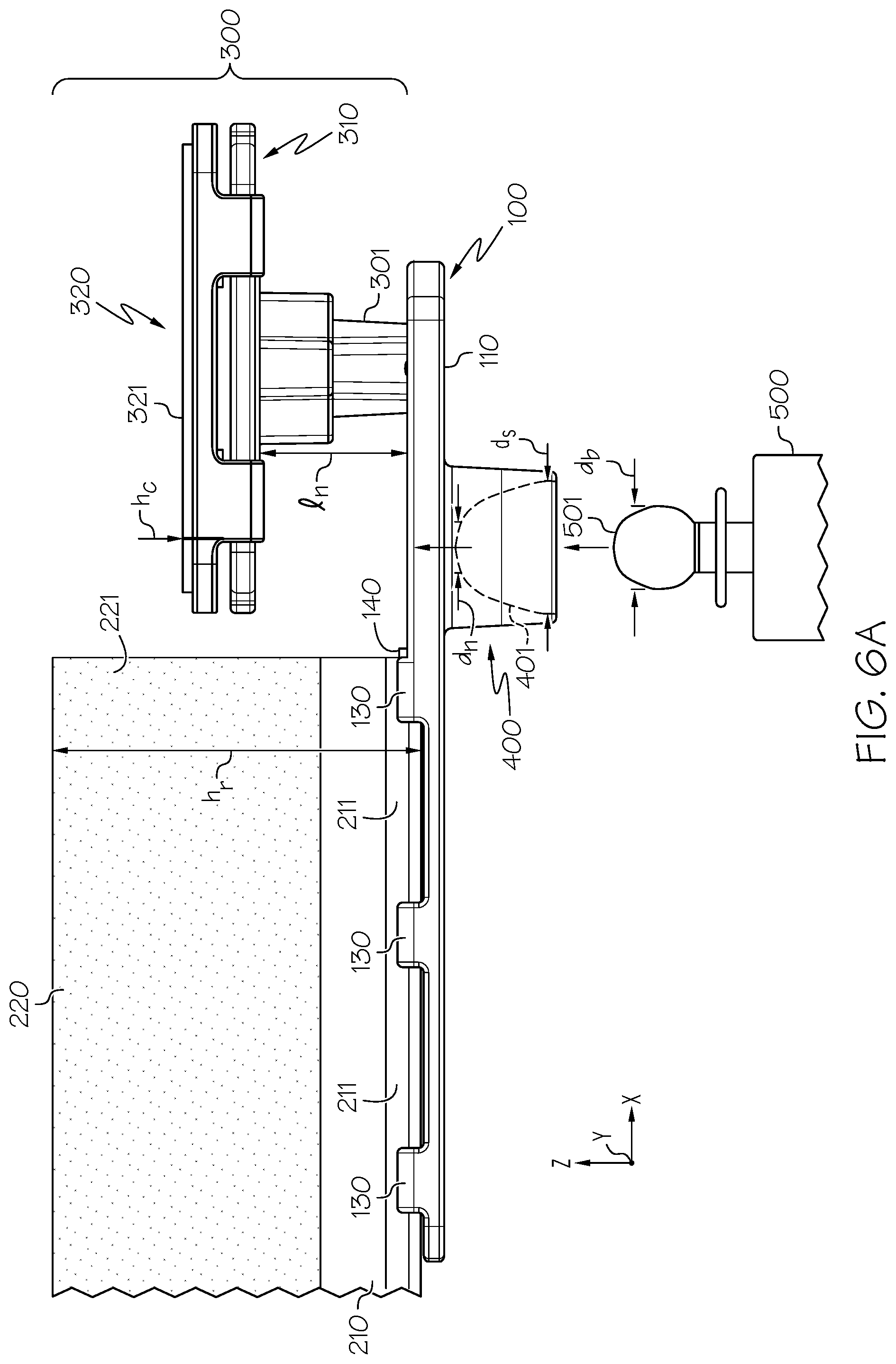 Patent US12313200 Figure 8 – Rail end mount and methods of use