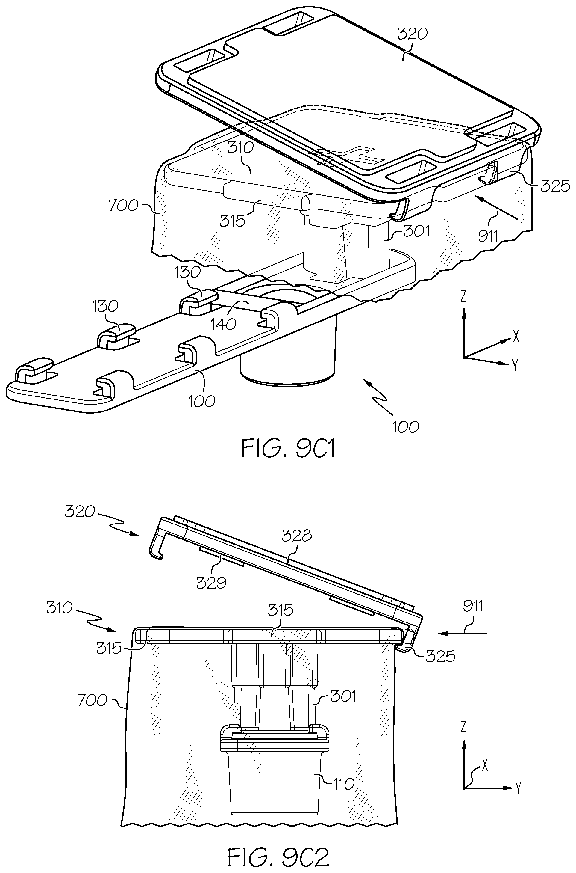 Patent US12313200 Figure 16 – Rail end mount and methods of use