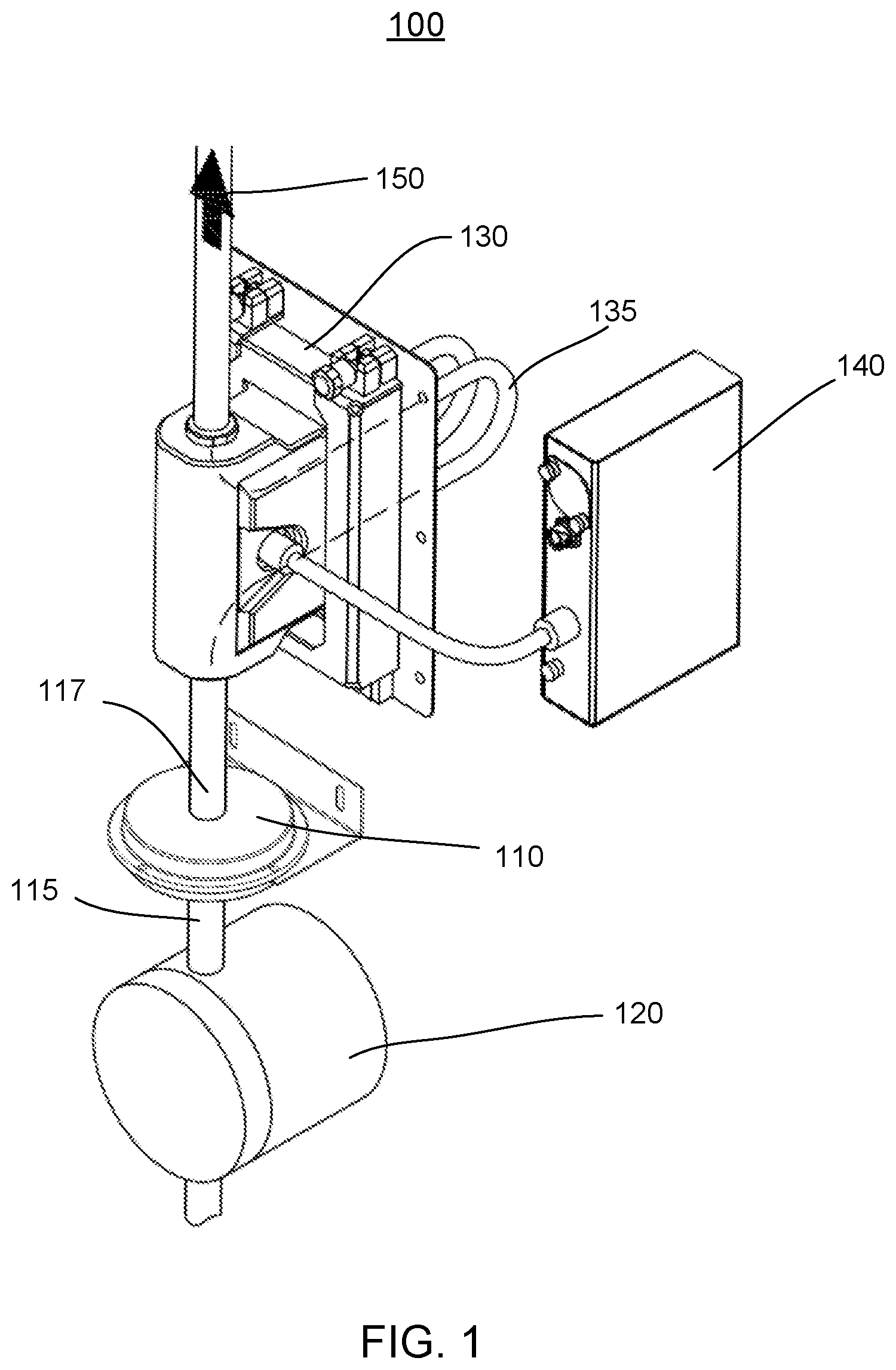 Patent US12313203 Figure 1 – Flow dampener in flow measurement system