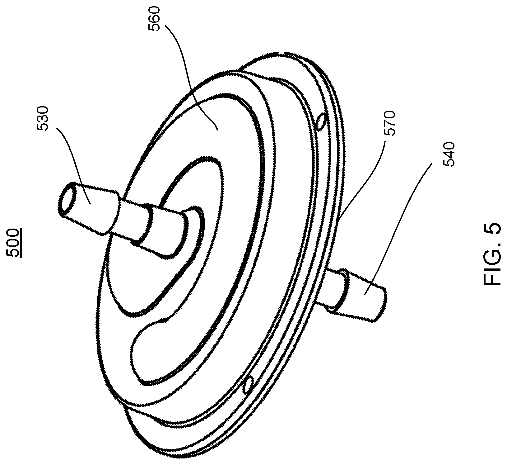 Patent US12313203 Figure 7 – Flow dampener in flow measurement system