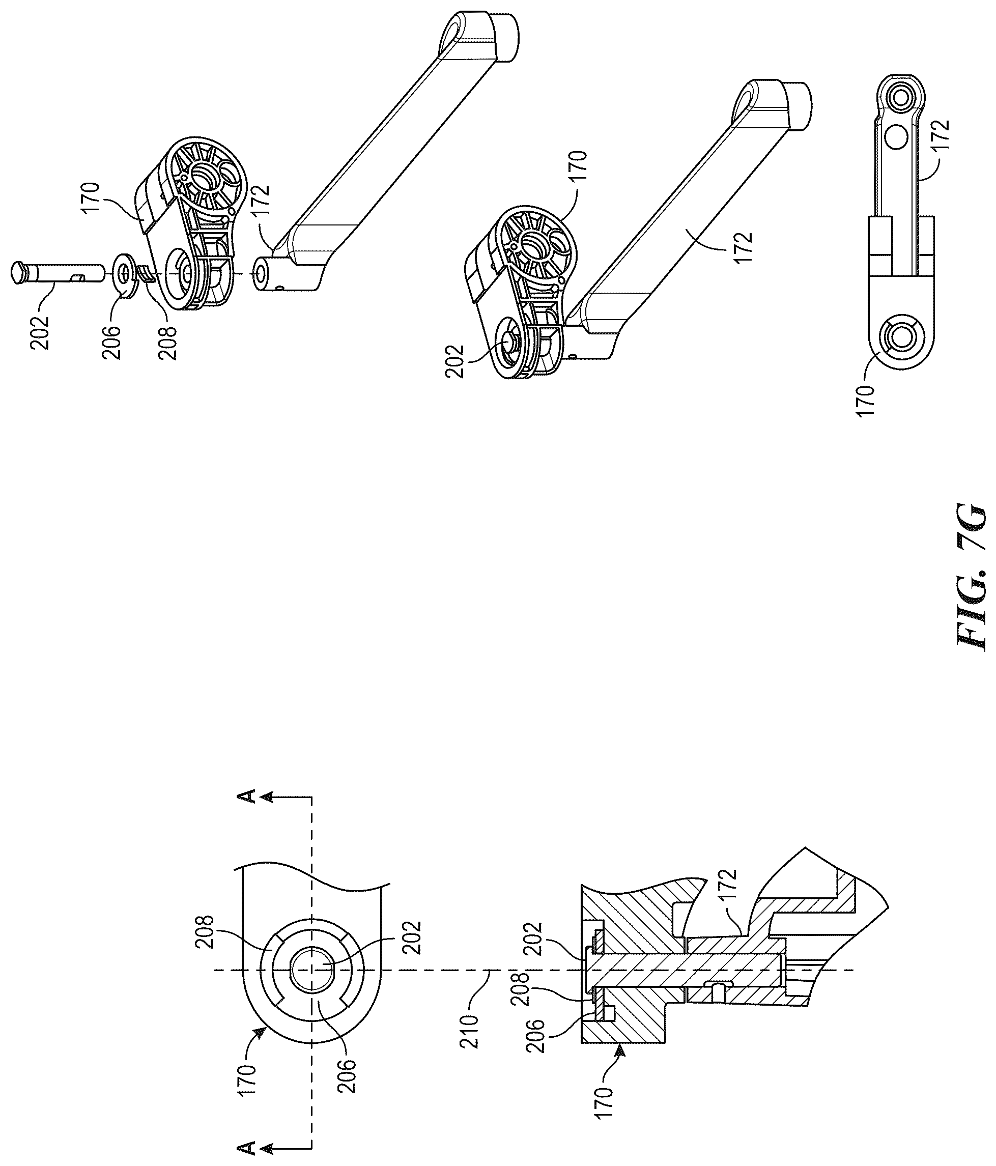 Patent US12313211 Figure 13 – Joint rotation stop structures for articulated support arms