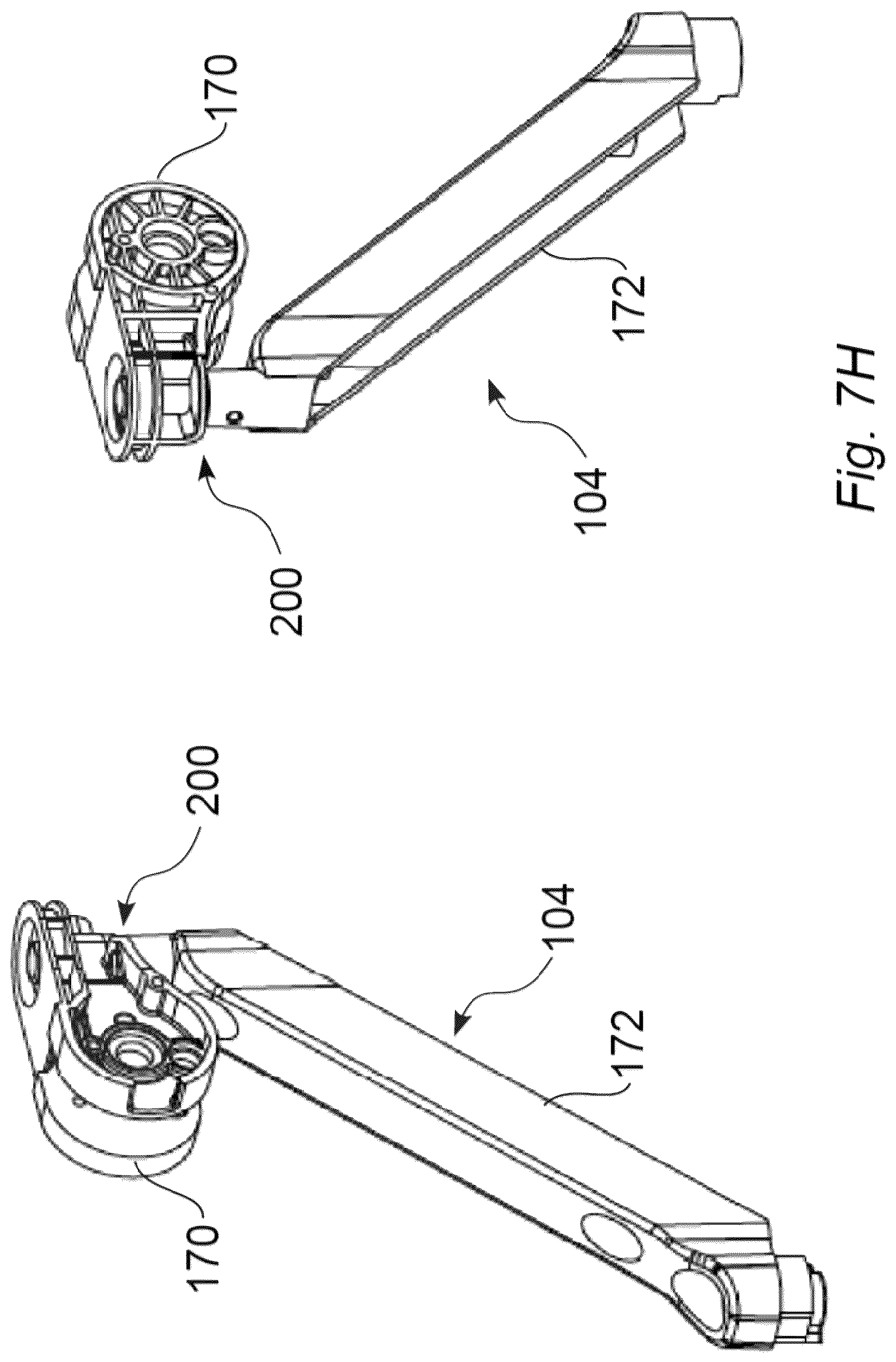 Patent US12313211 Figure 14 – Joint rotation stop structures for articulated support arms