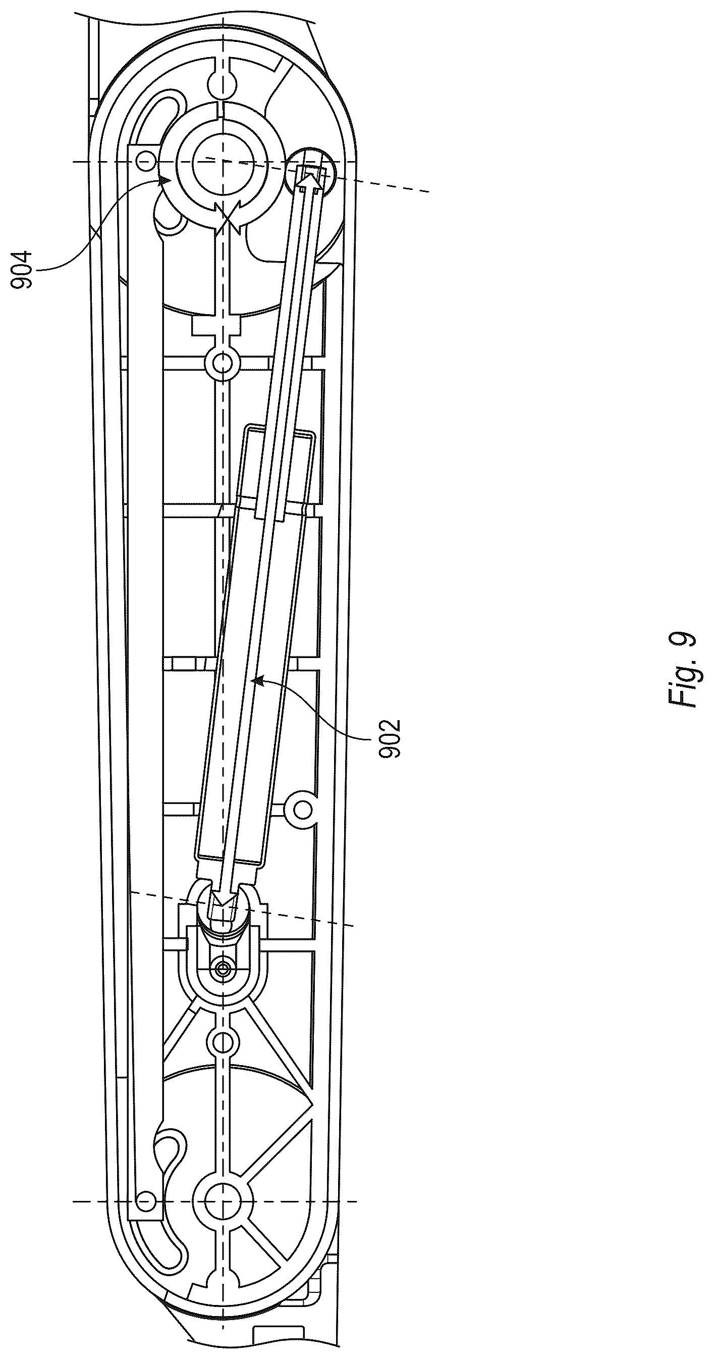 Patent US12313211 Figure 16 – Joint rotation stop structures for articulated support arms