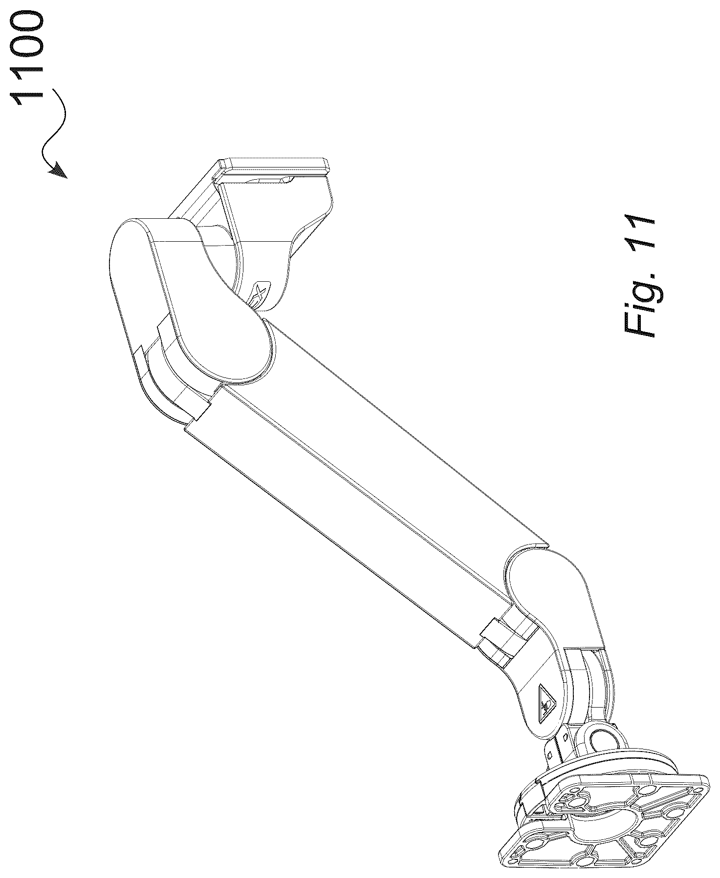 Patent US12313211 Figure 18 – Joint rotation stop structures for articulated support arms