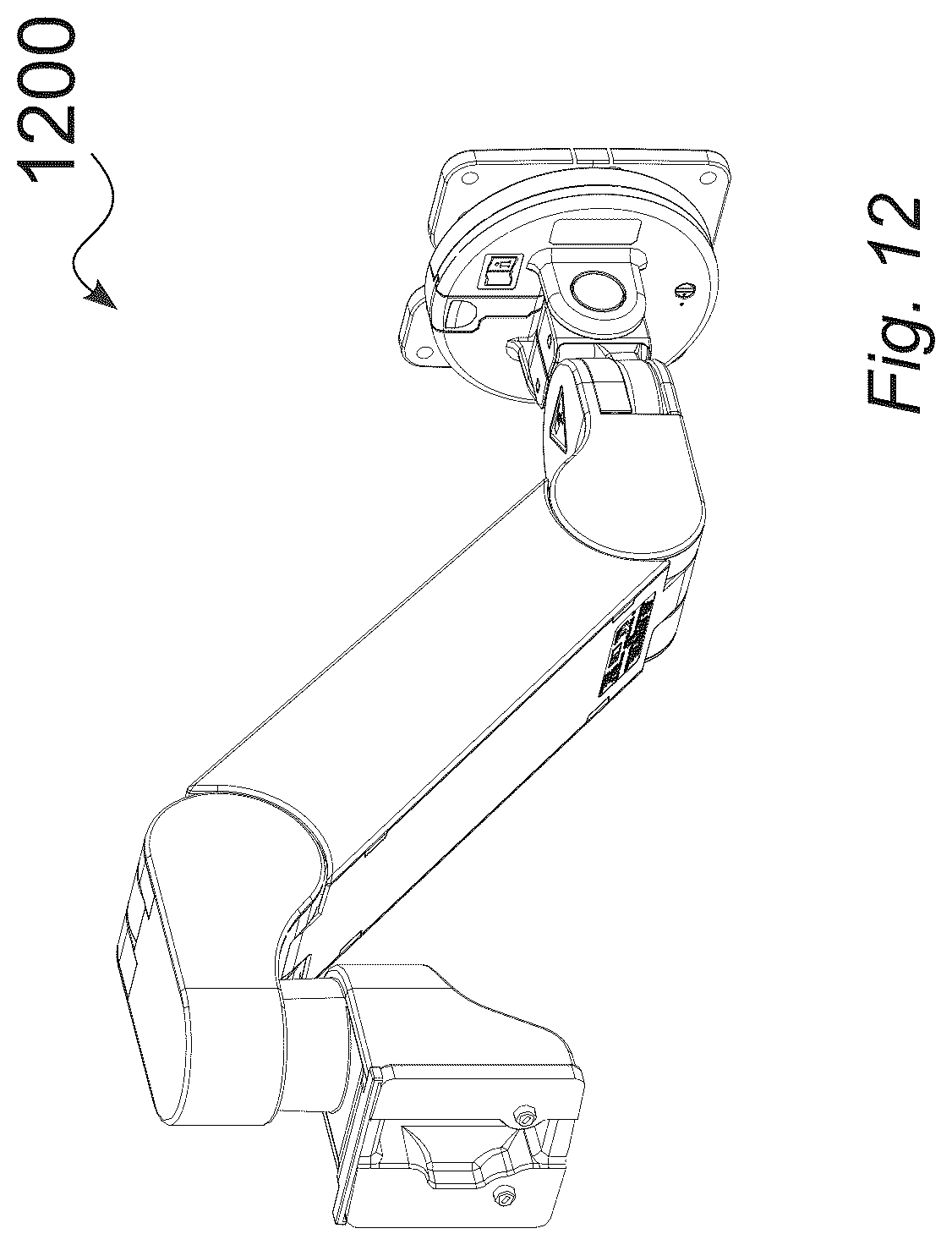 Patent US12313211 Figure 19 – Joint rotation stop structures for articulated support arms