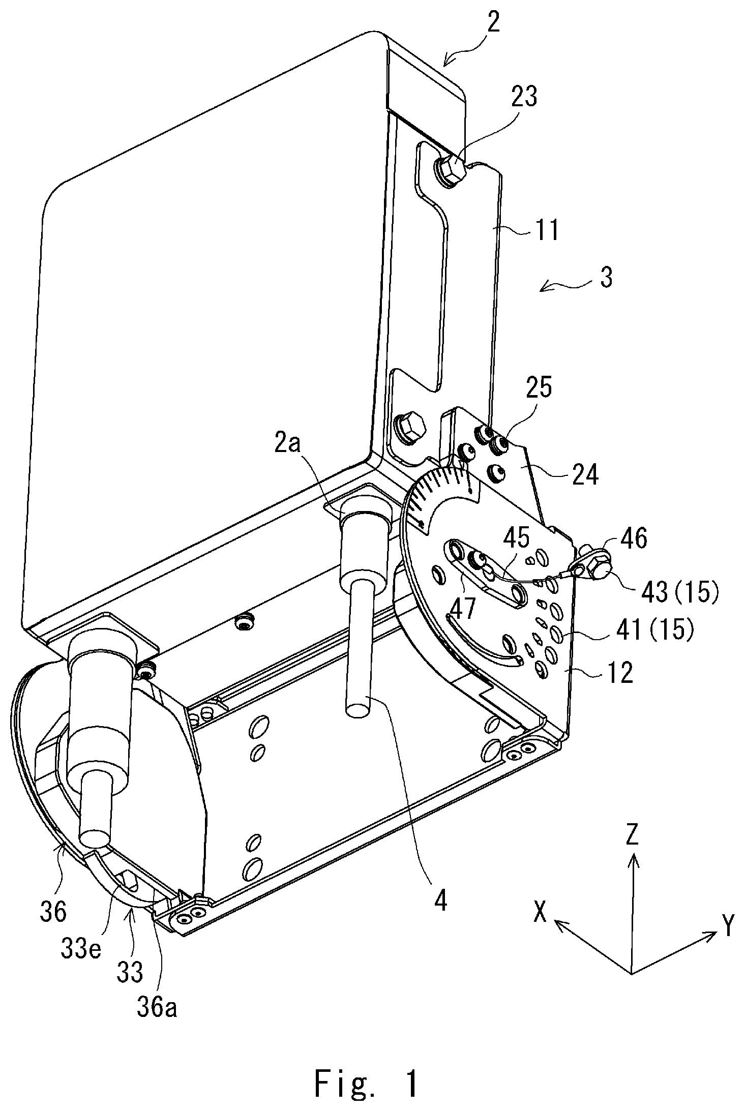 Patent US12313212 Figure 1 – Fixing device, fixing method, and communication device