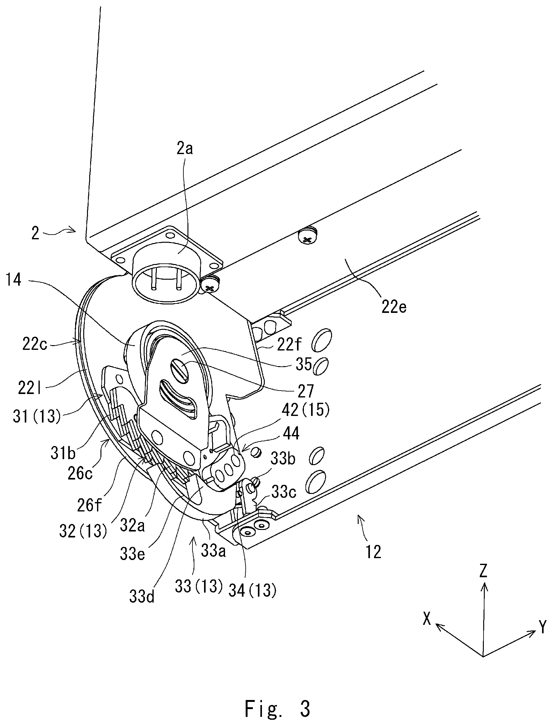 Patent US12313212 Figure 3 – Fixing device, fixing method, and communication device