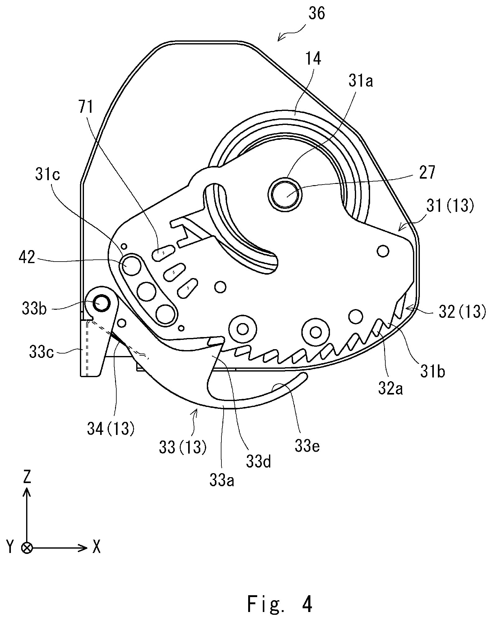 Patent US12313212 Figure 4 – Fixing device, fixing method, and communication device