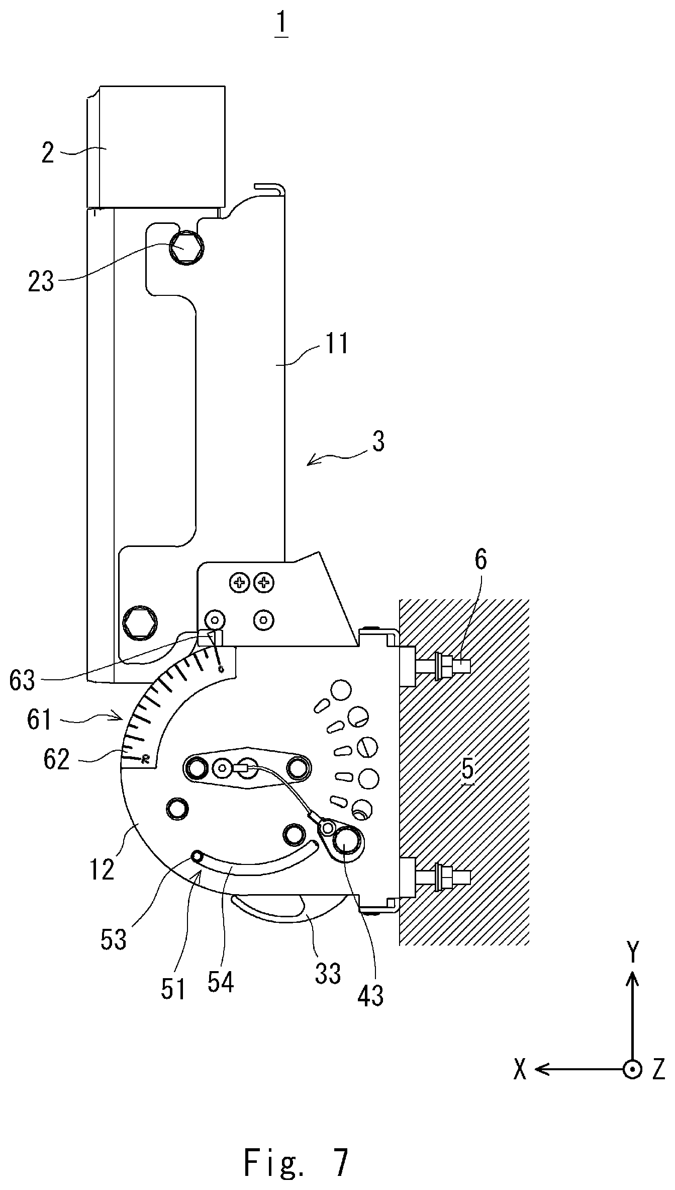 Patent US12313212 Figure 7 – Fixing device, fixing method, and communication device