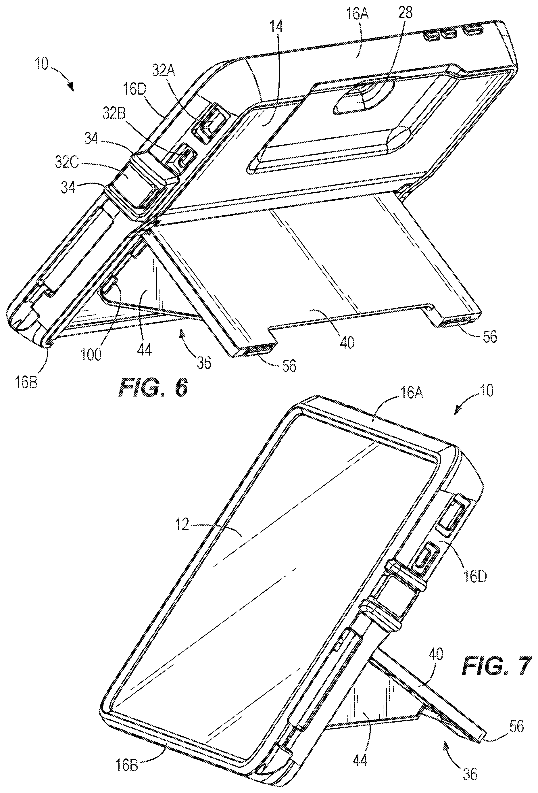 Patent US12313213 Figure 8 – Case for a portable electronic device