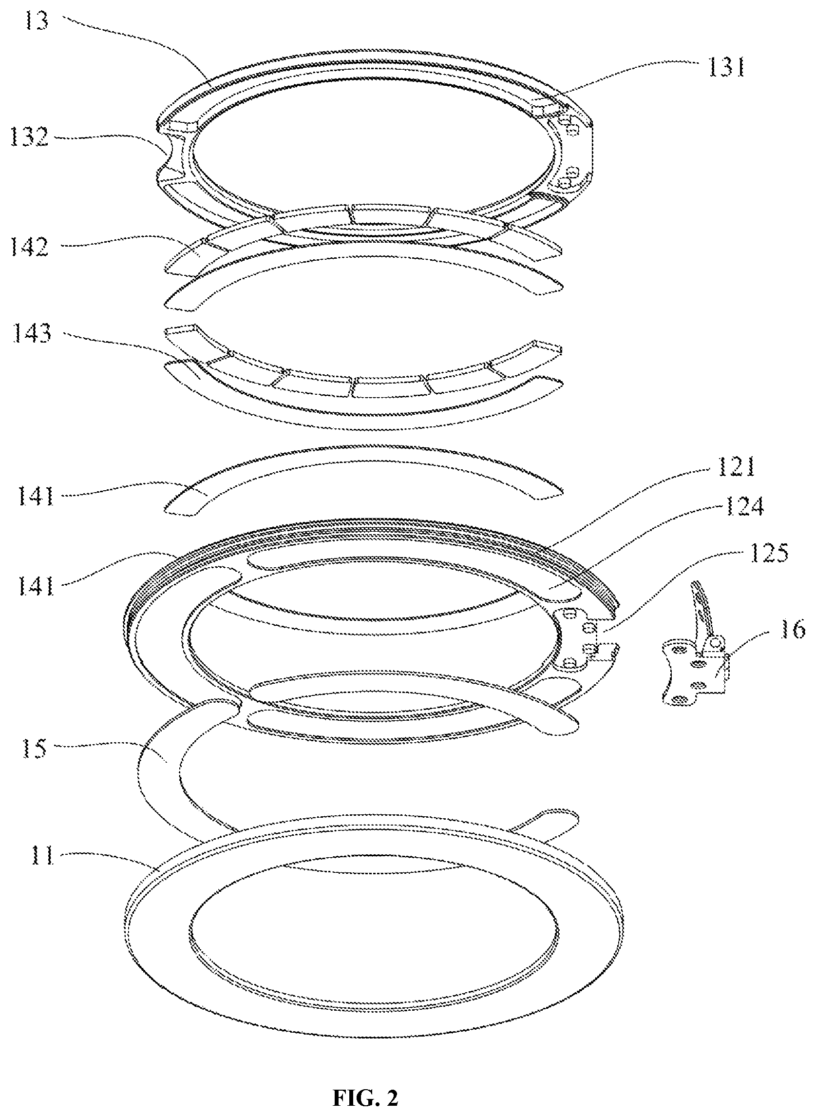 Patent US12313216 Figure 2 – Electronic device stand and protective case with electronic device stand