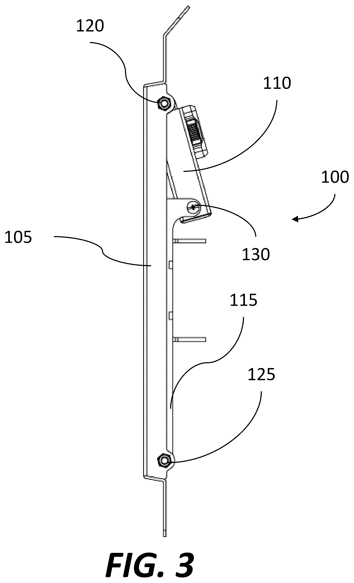 Patent US12313218 Figure 3 – Television support tilt mechanism