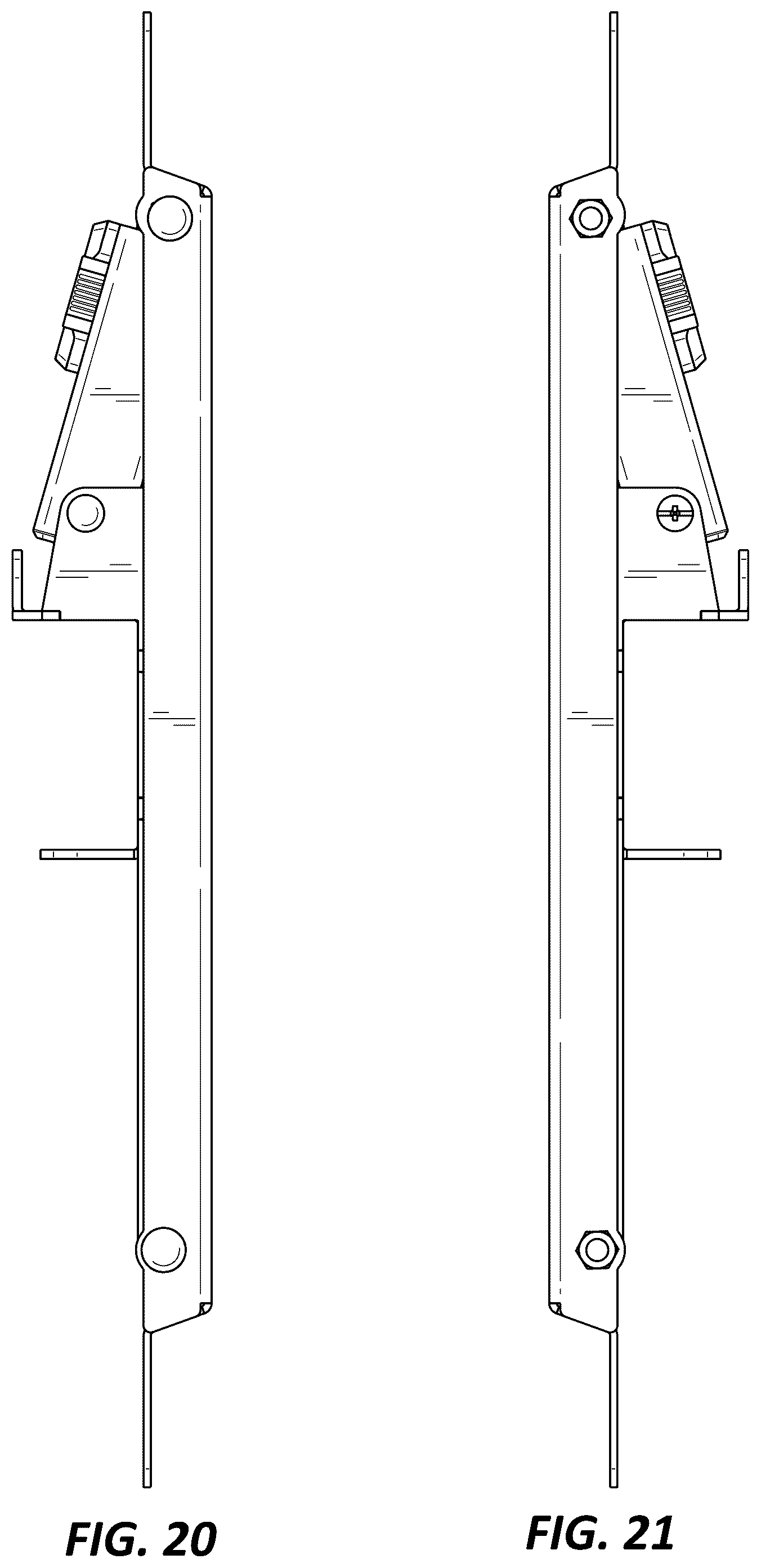 Patent US12313218 Figure 14 – Television support tilt mechanism