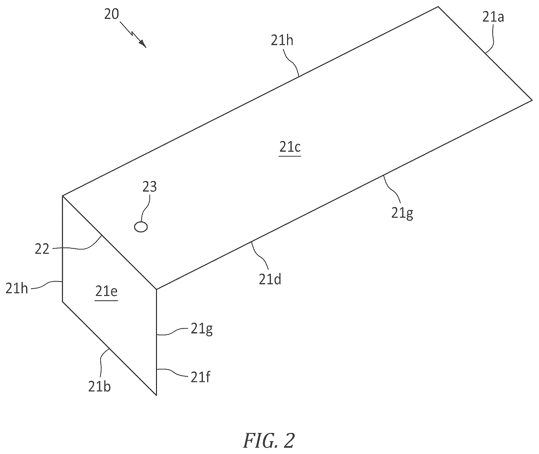 Patent US12313219 Figure 2 – Hanging bracket device
