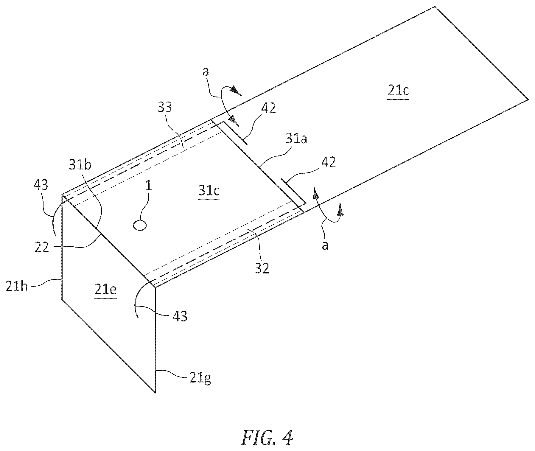 Patent US12313219 Figure 4 – Hanging bracket device